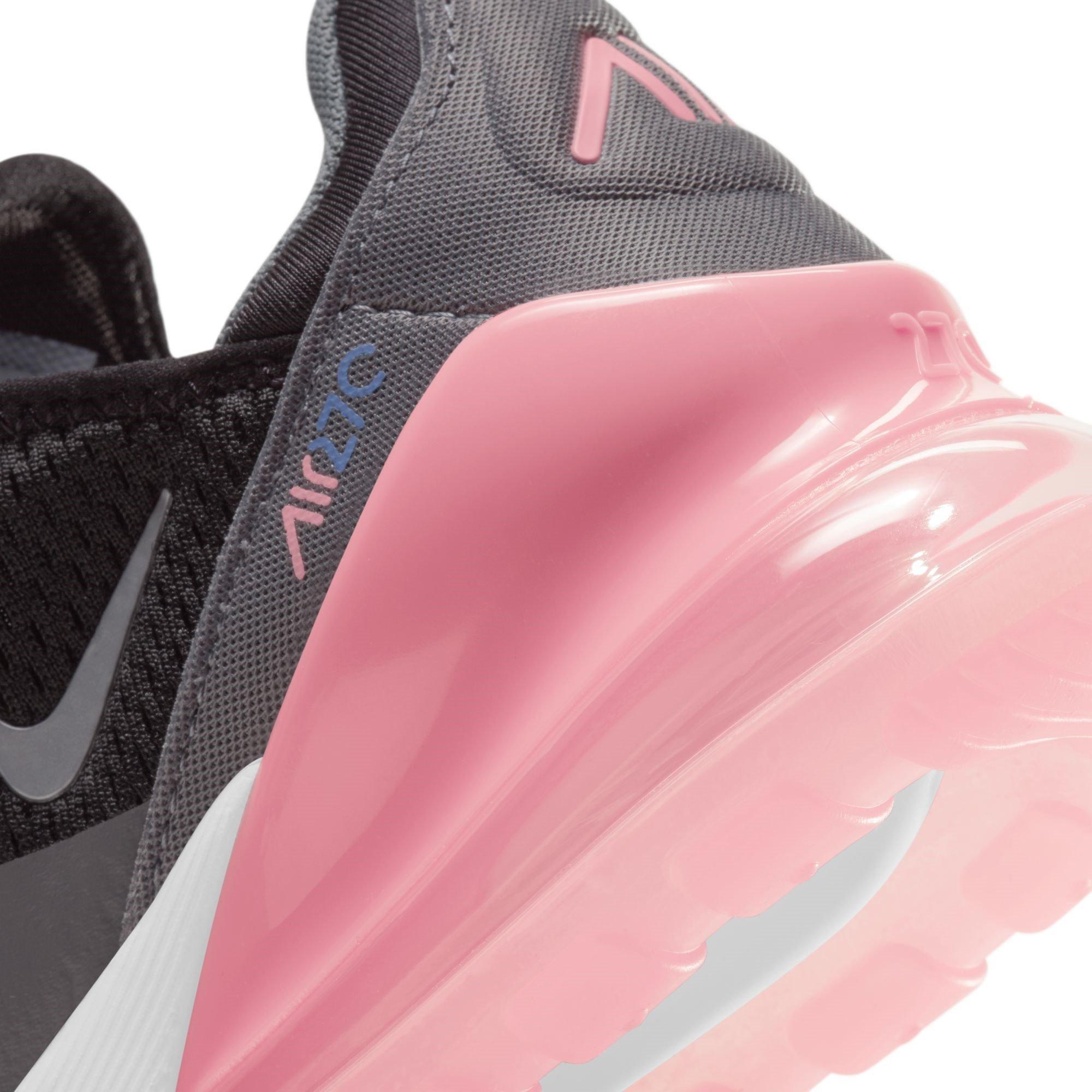Crno/Roze - Nike - Air Max 270 Big Kids' Shoes - 8