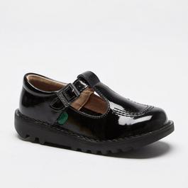 Kickers Kickers Kick T-Bar Patent Leather Shoes