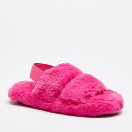 Be You Girls Sling Back Slippers