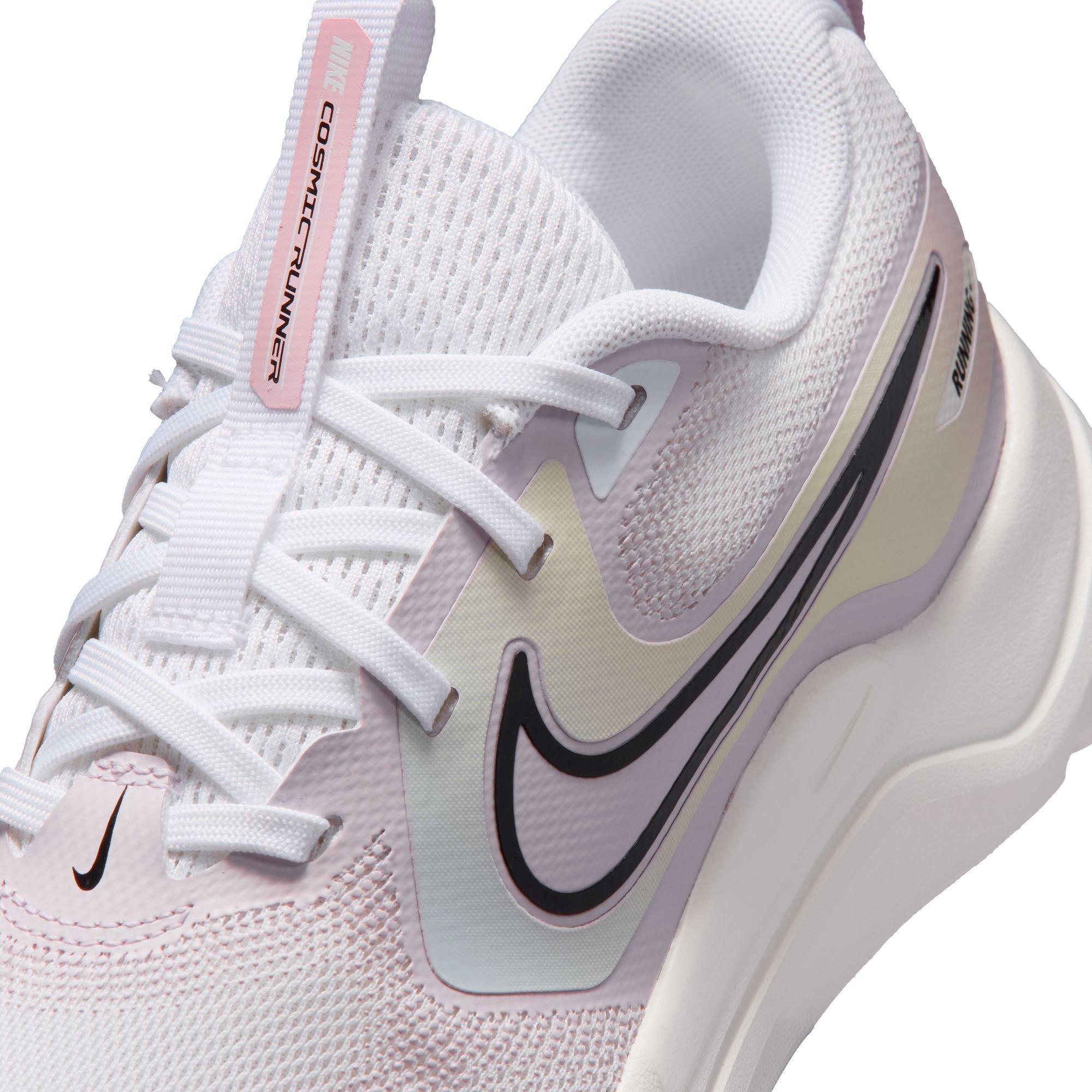 Wht/Blk/Lilac - Nike - Cosmic Running Shoes Juniors - 7