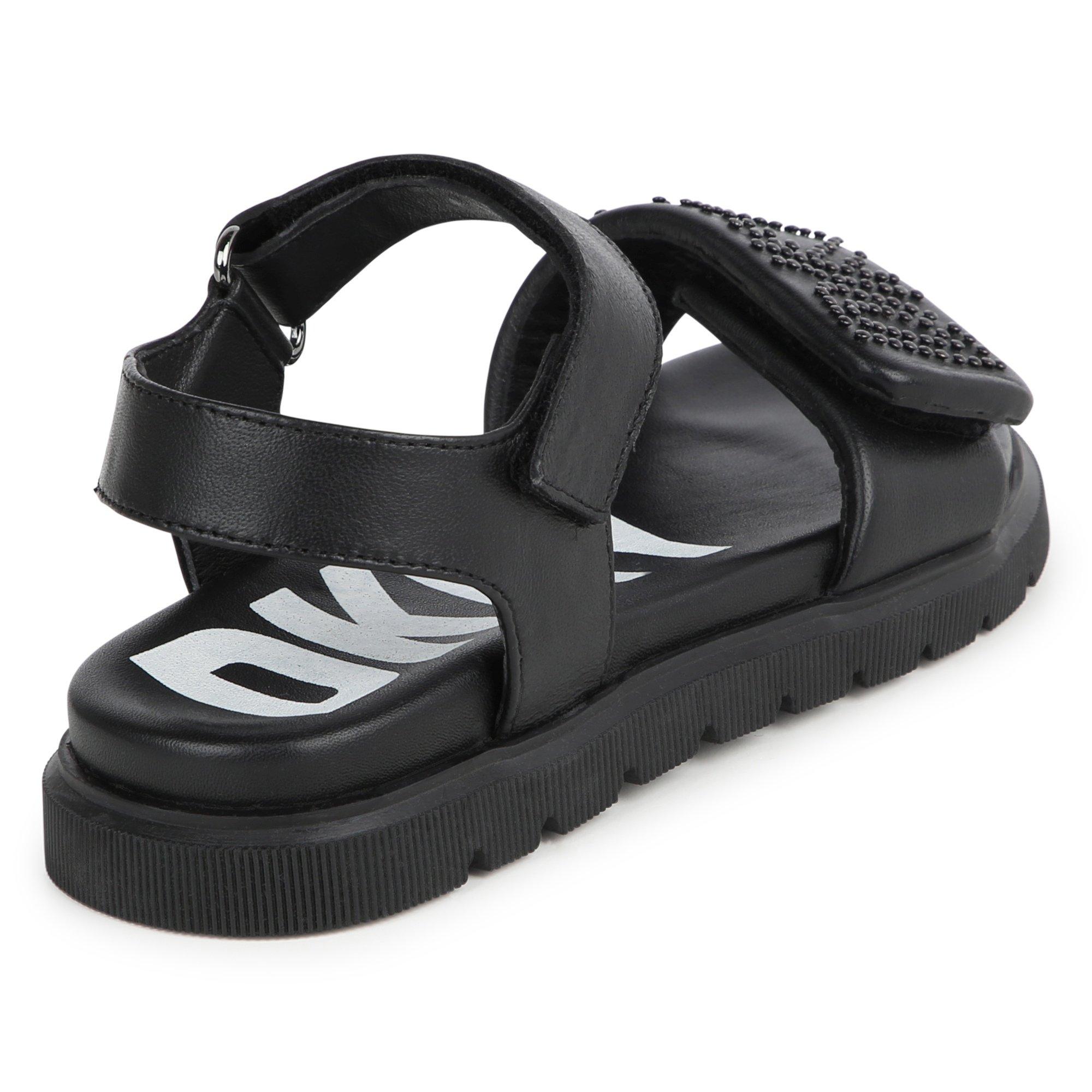 Black 09B - DKNY - Logo Sandals Juniors - 3