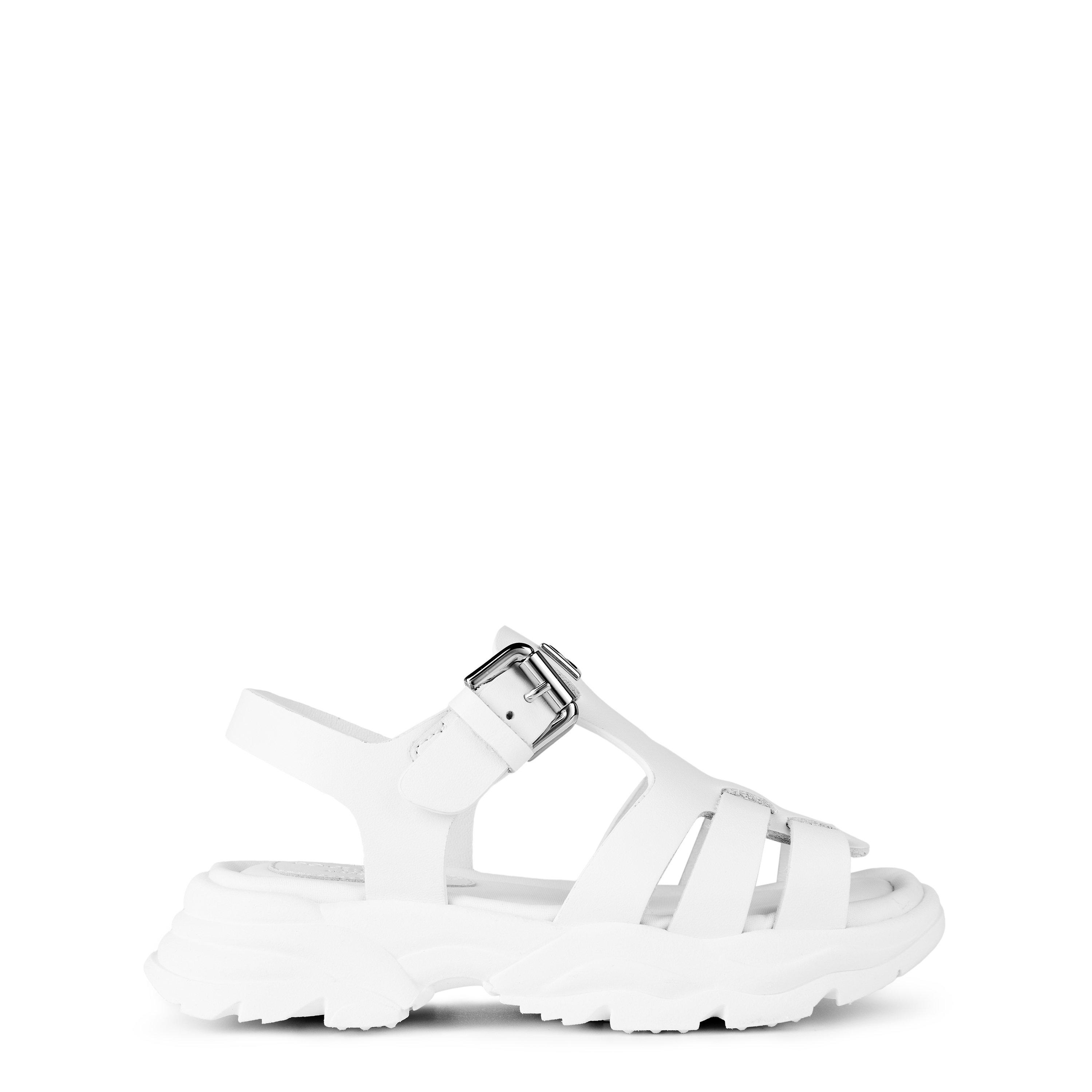 White 80001 - Dolce and Gabbana - Logo Sandals Juniors - 1