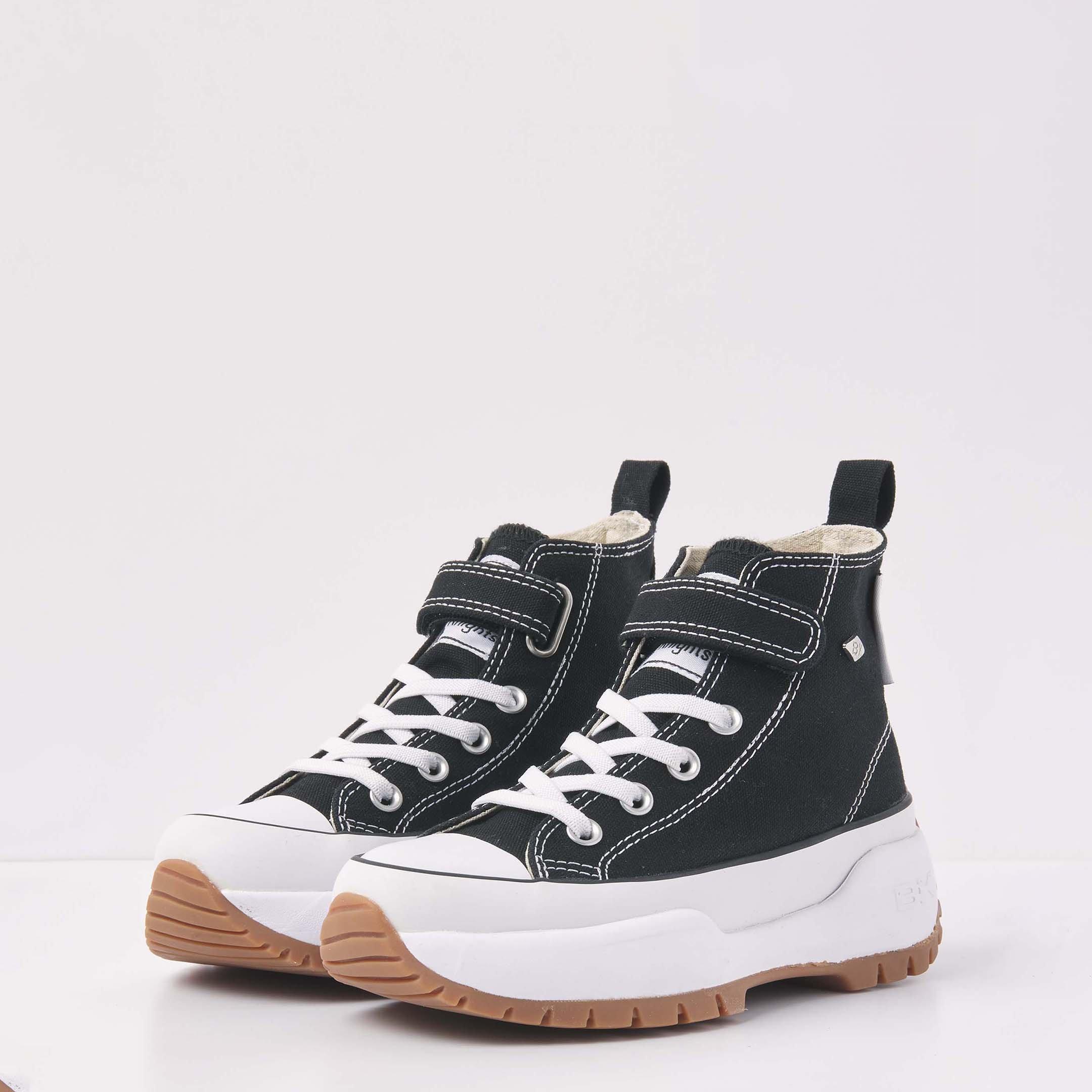 Preto - British Knights - Kids' Kaya Mid Fly Platform Trainers - 3