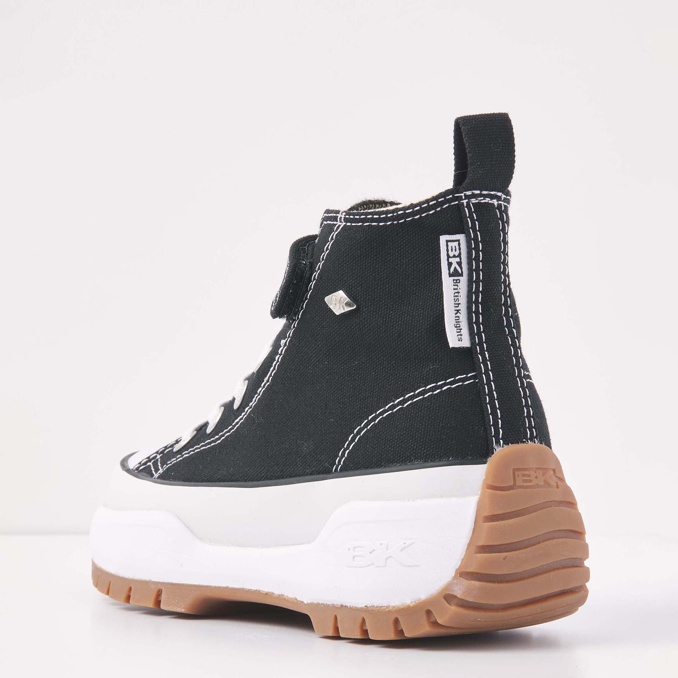 Preto - British Knights - Kids' Kaya Mid Fly Platform Trainers - 4