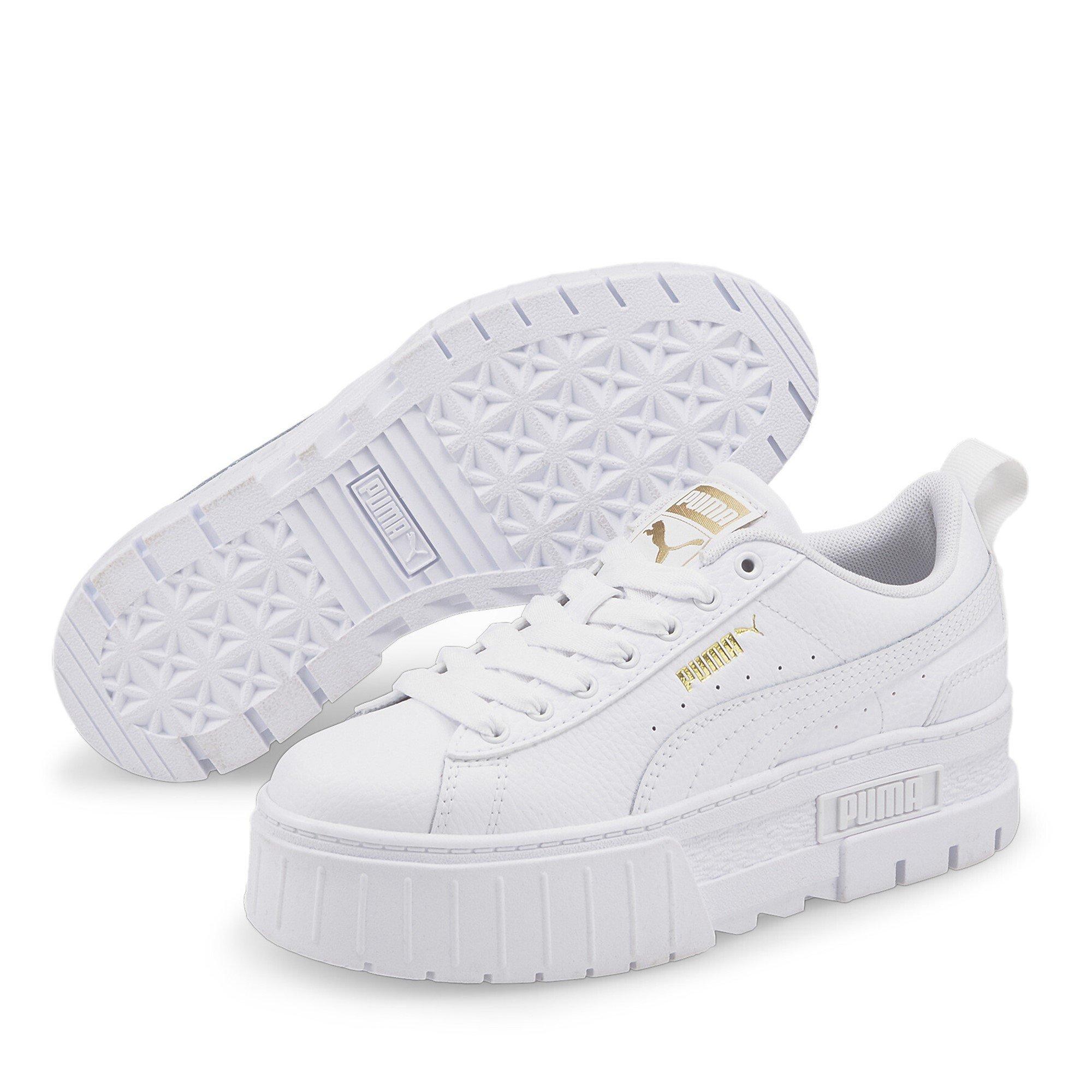 Puma Girls Kids' Mayze Low-Top Trainers - White - 3 (35.5)
