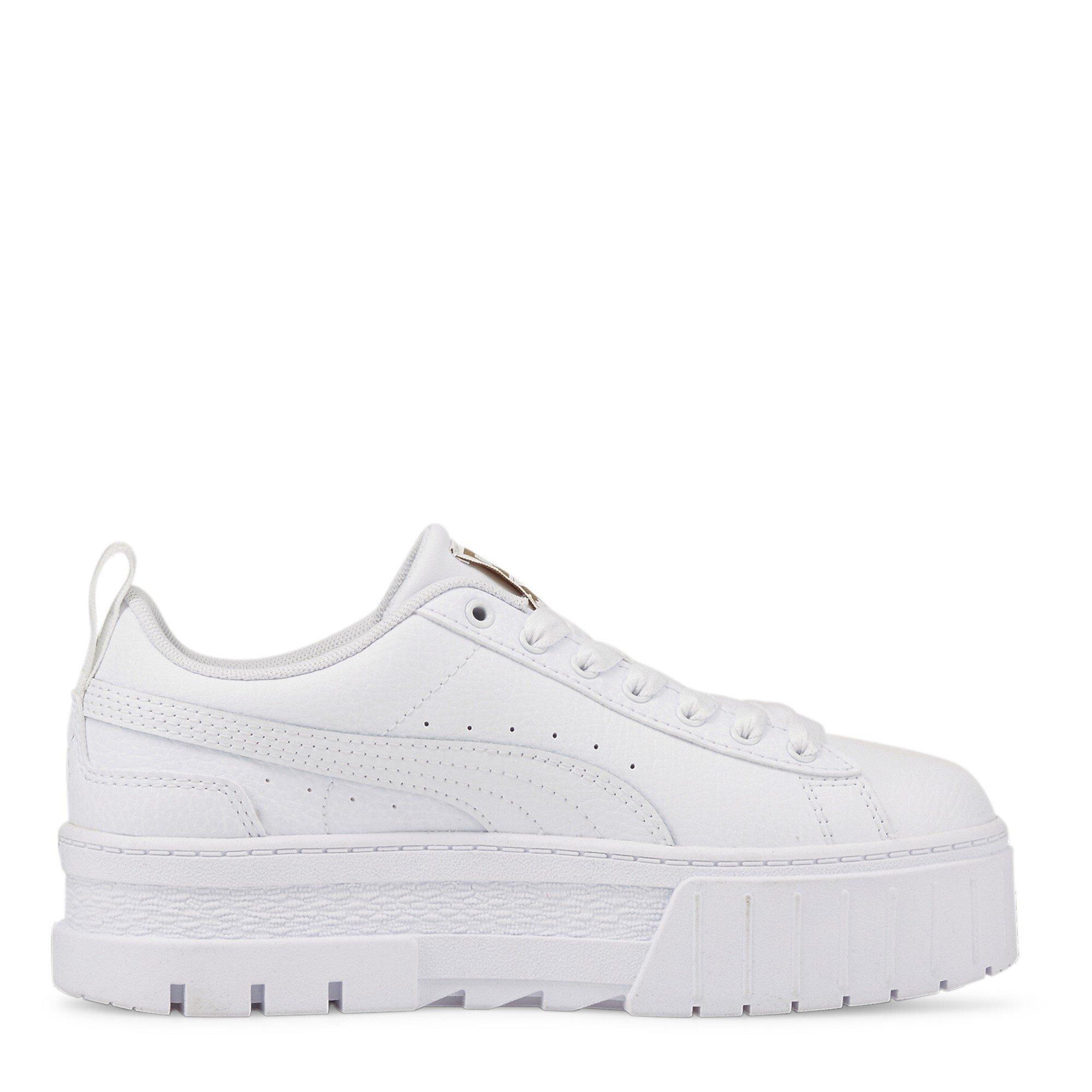 White - Puma - Mayze Trainers Junior - 4