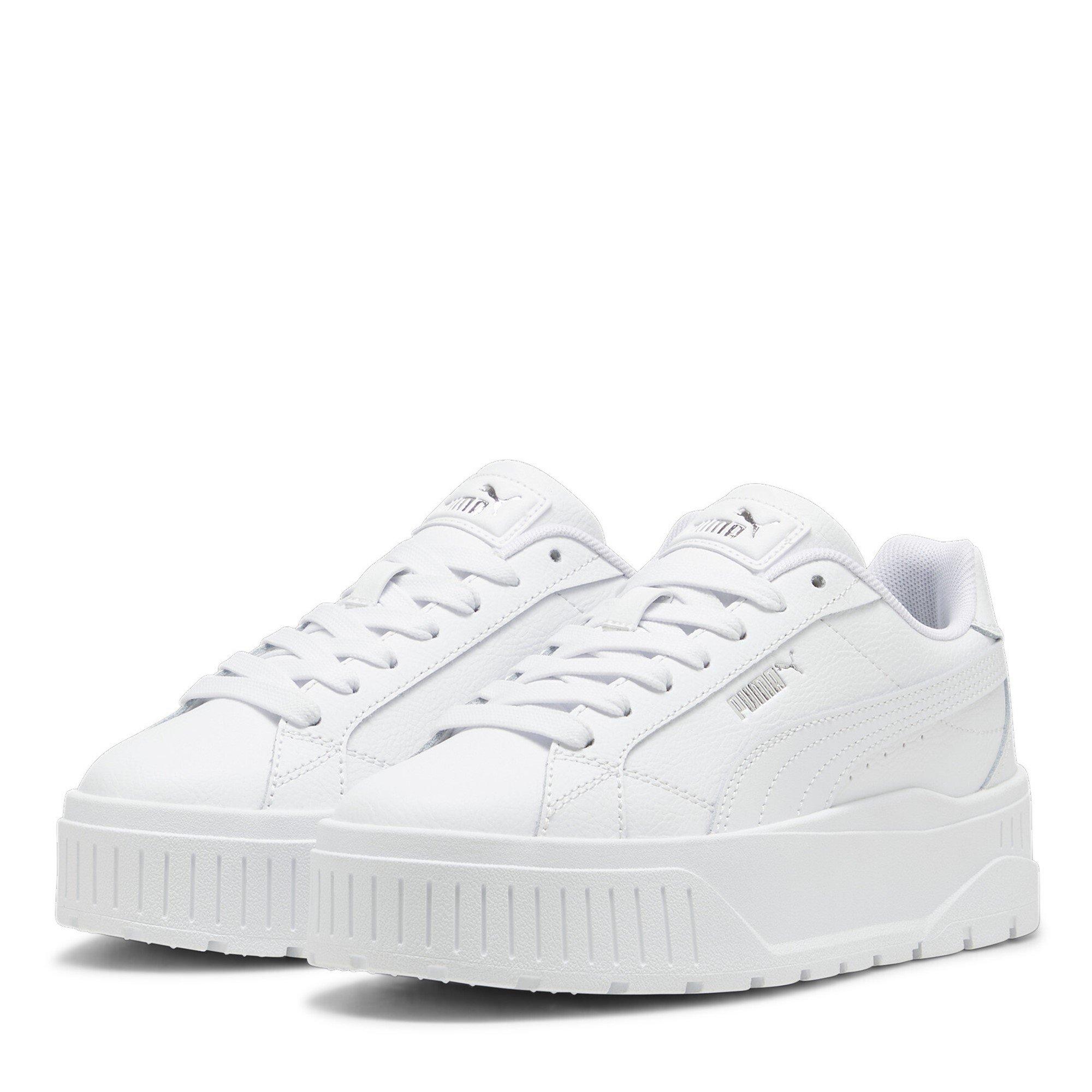 Puma Girls Kids' Karmen Ii Low-Top Trainers - White/White - 5.5 (38.5)