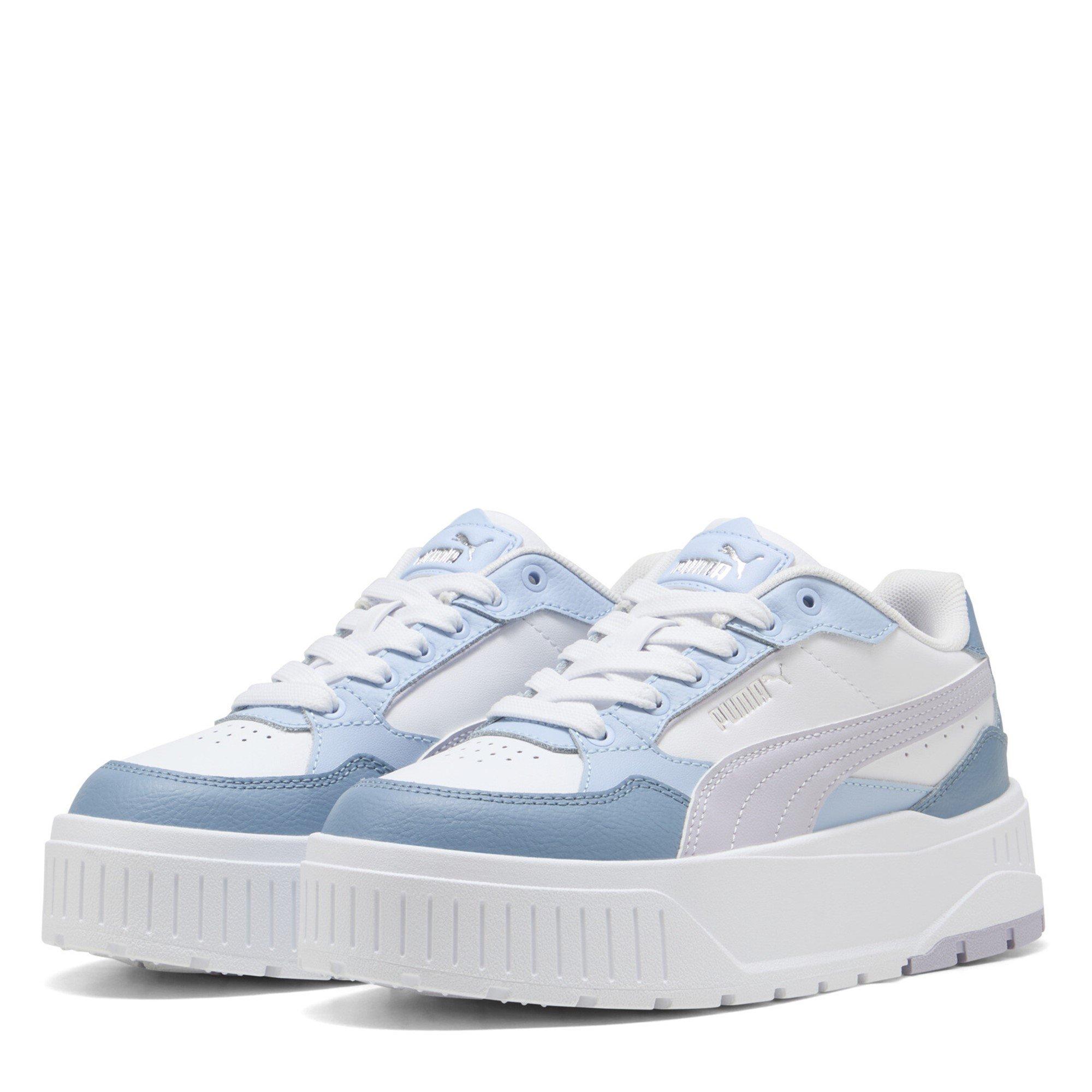 Puma Girls Kids' Karmen Ii Low-Top Trainers - White/Lilac - 5.5 (38.5)