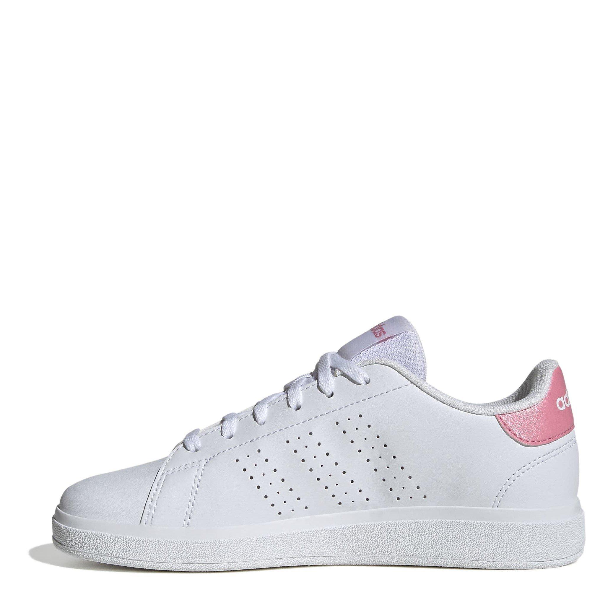 White/Pink - adidas - Advantage Base 2.0 Shoes Kids - 2