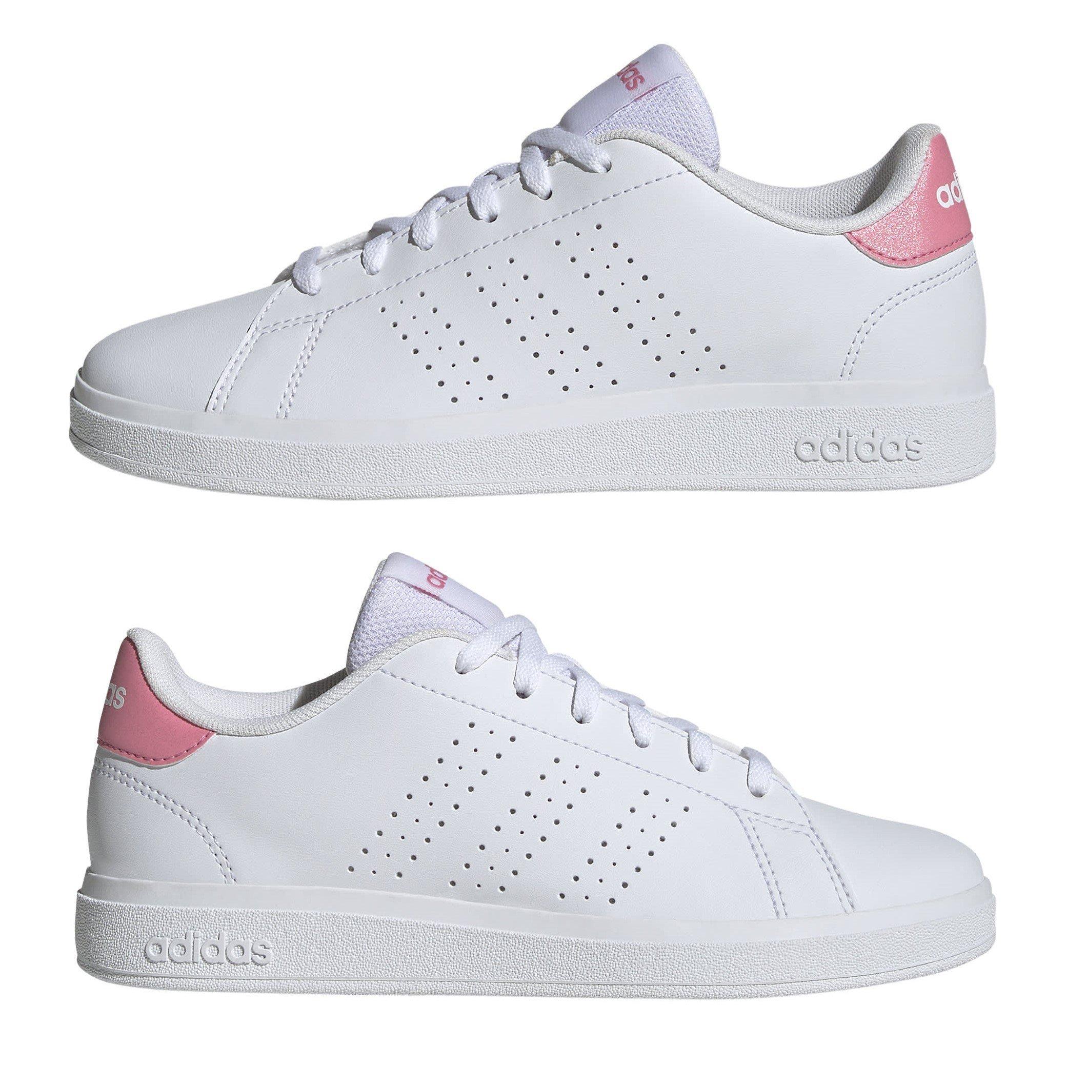 White/Pink - adidas - Advantage Base 2.0 Shoes Kids - 9
