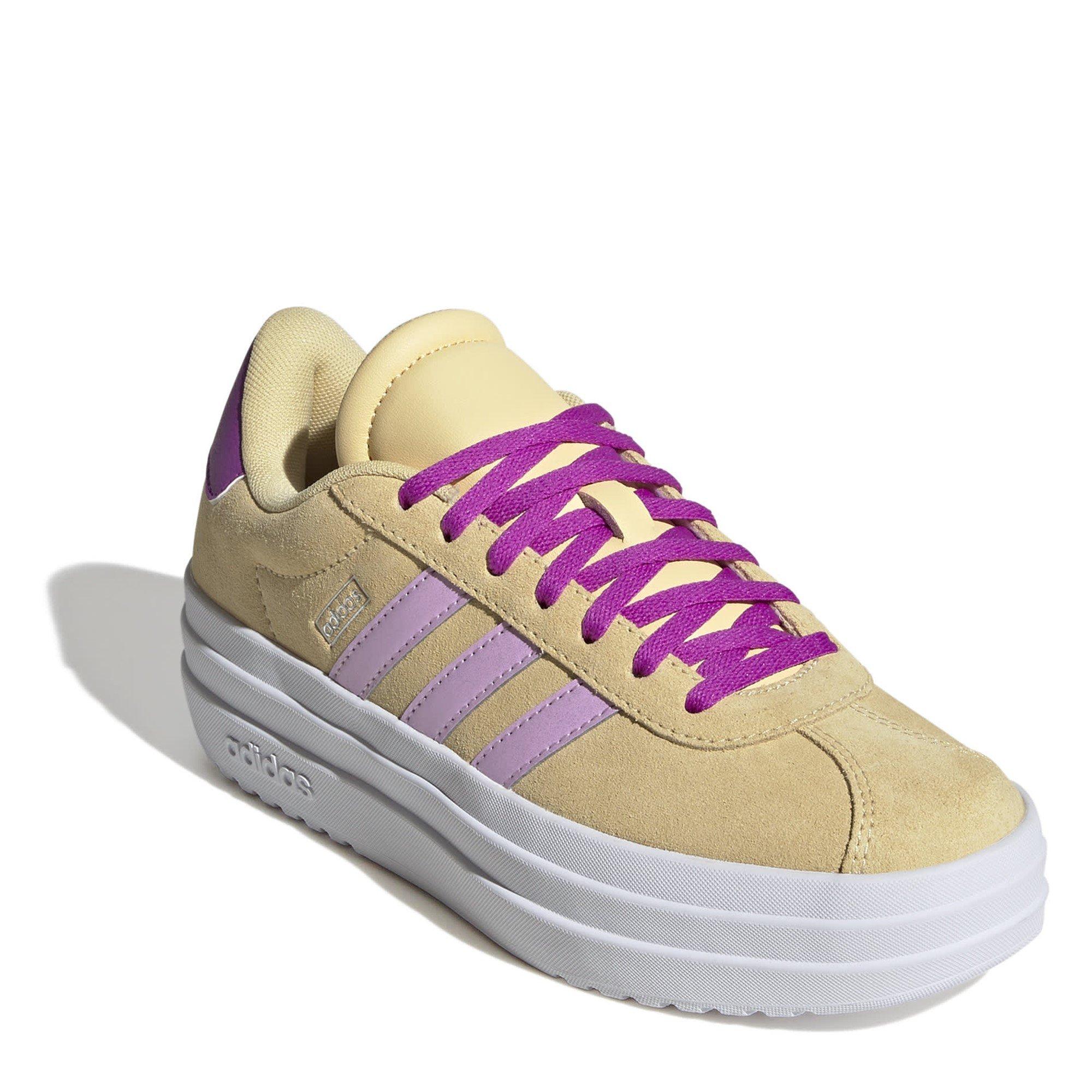 orng/lilac/pnk - adidas - VL Court Bold Kids Trainers - 3
