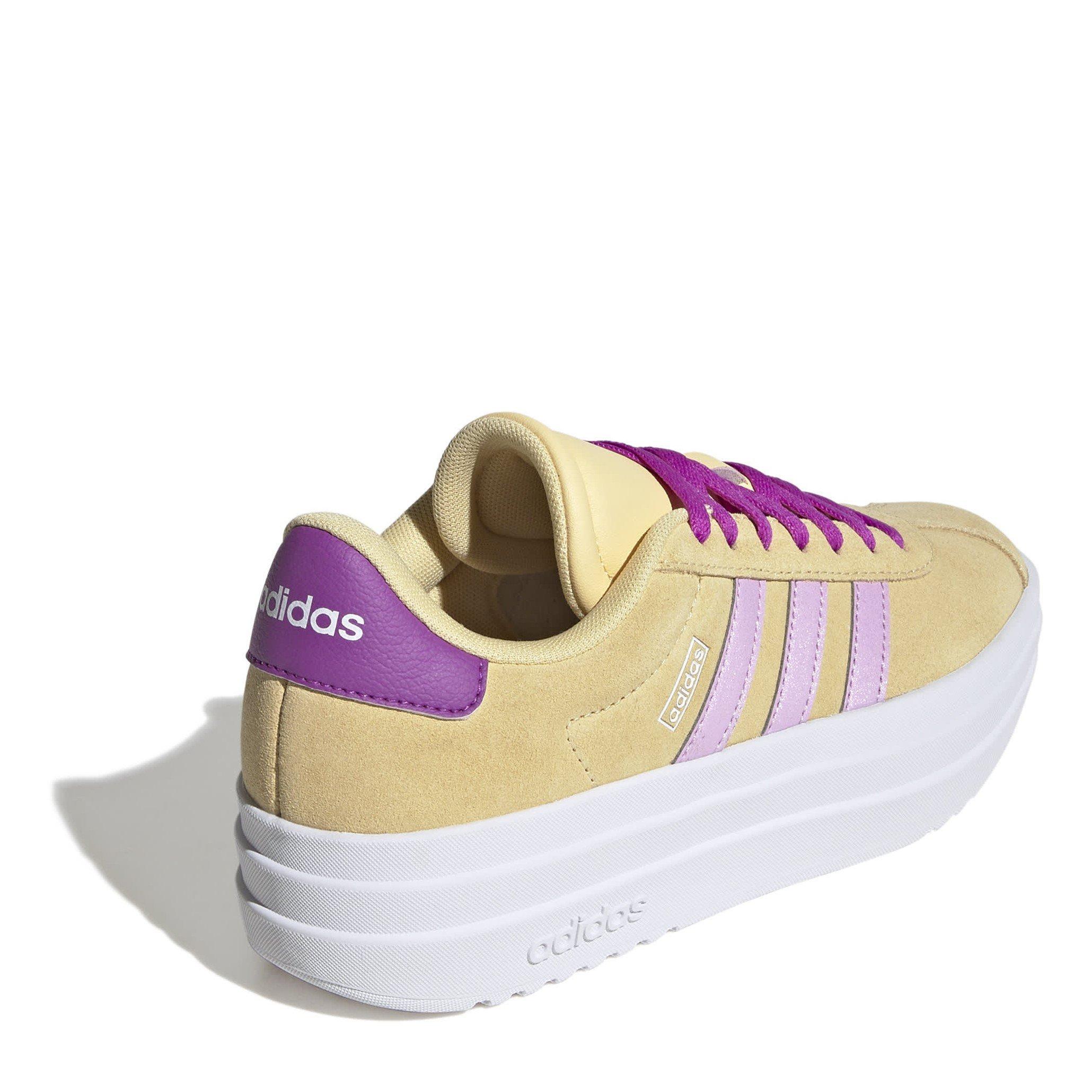 orng/lilac/pnk - adidas - VL Court Bold Kids Trainers - 4