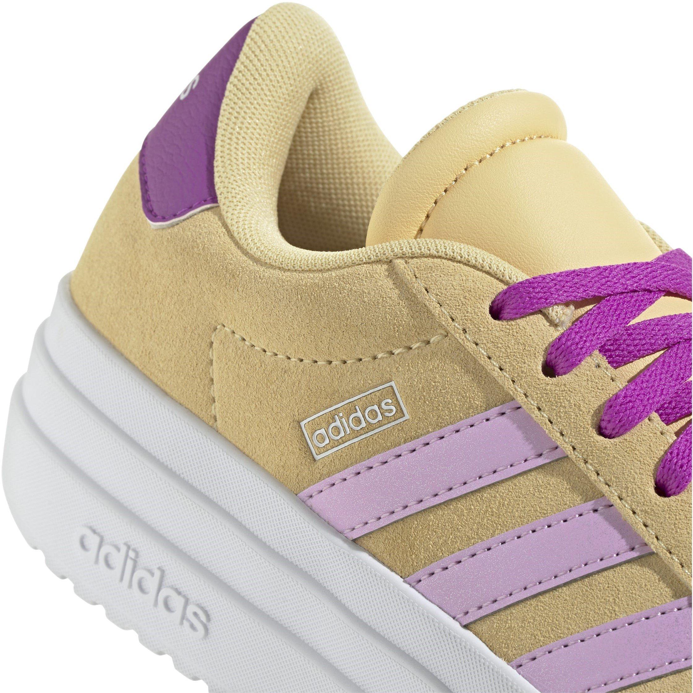 orng/lilac/pnk - adidas - VL Court Bold Kids Trainers - 8