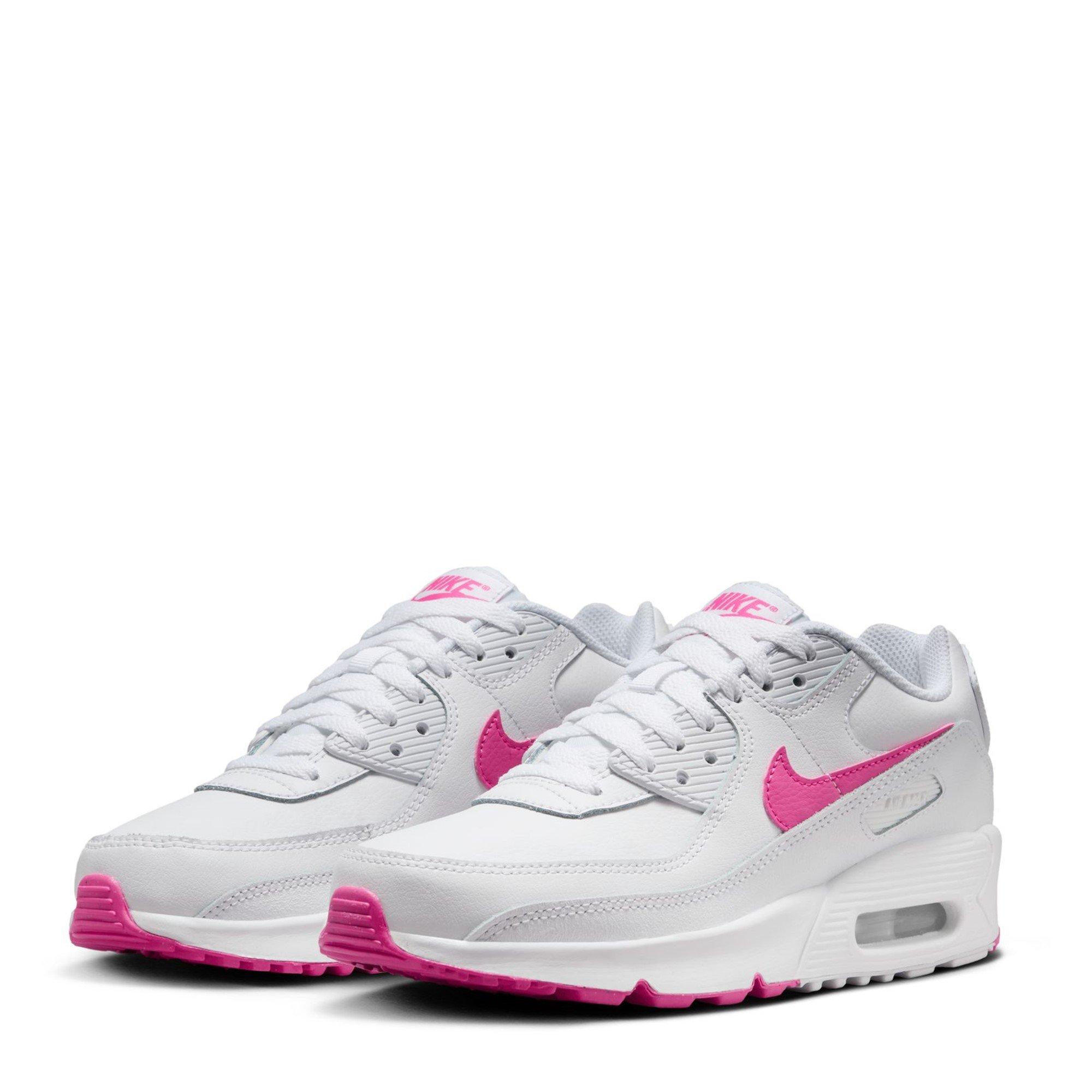 Wit/Roze - Nike - Air Max 90 Trainers Juniors - 3