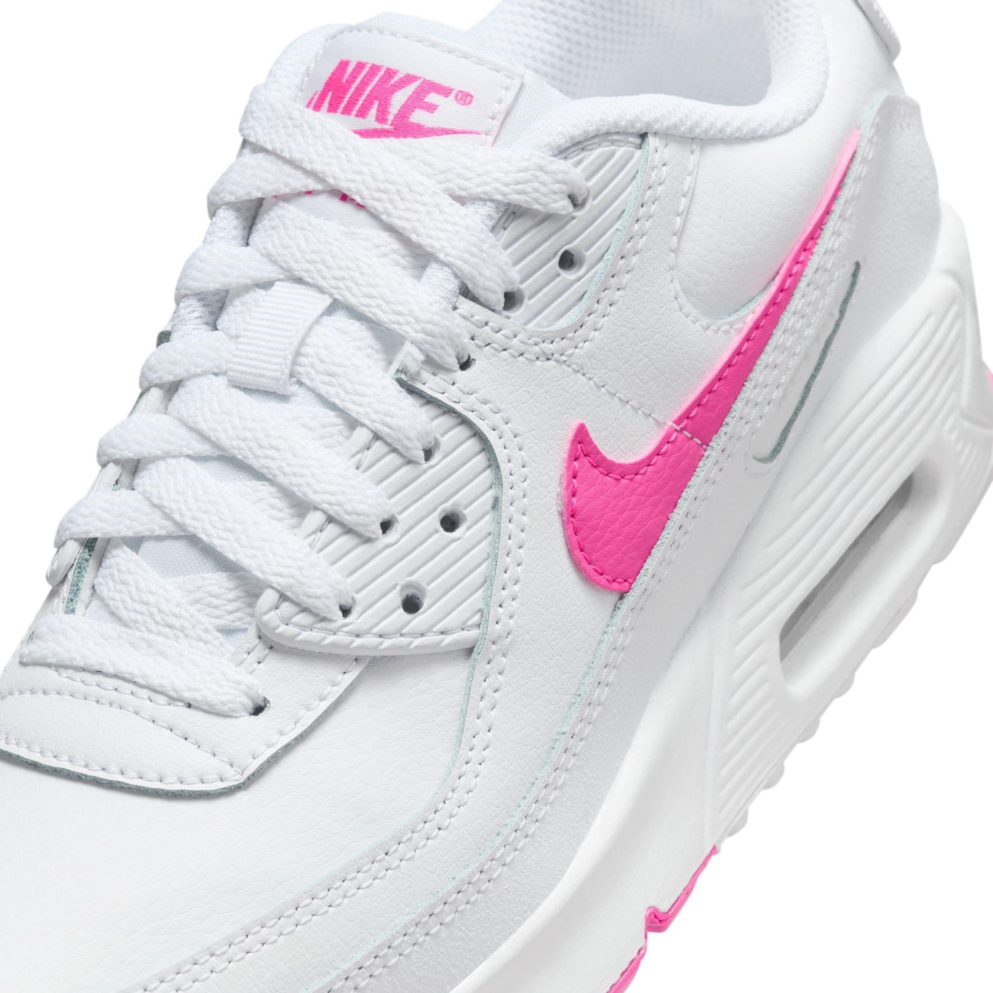 Wit/Roze - Nike - Air Max 90 Trainers Juniors - 7