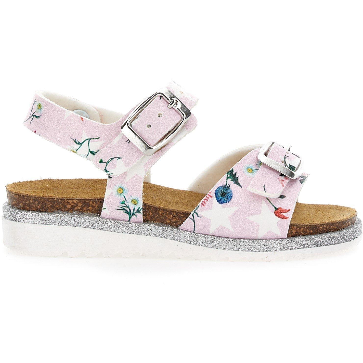 Monnalisa Girls Star Printed Sandals Juniors - Rose 0090 - C12.5(31)