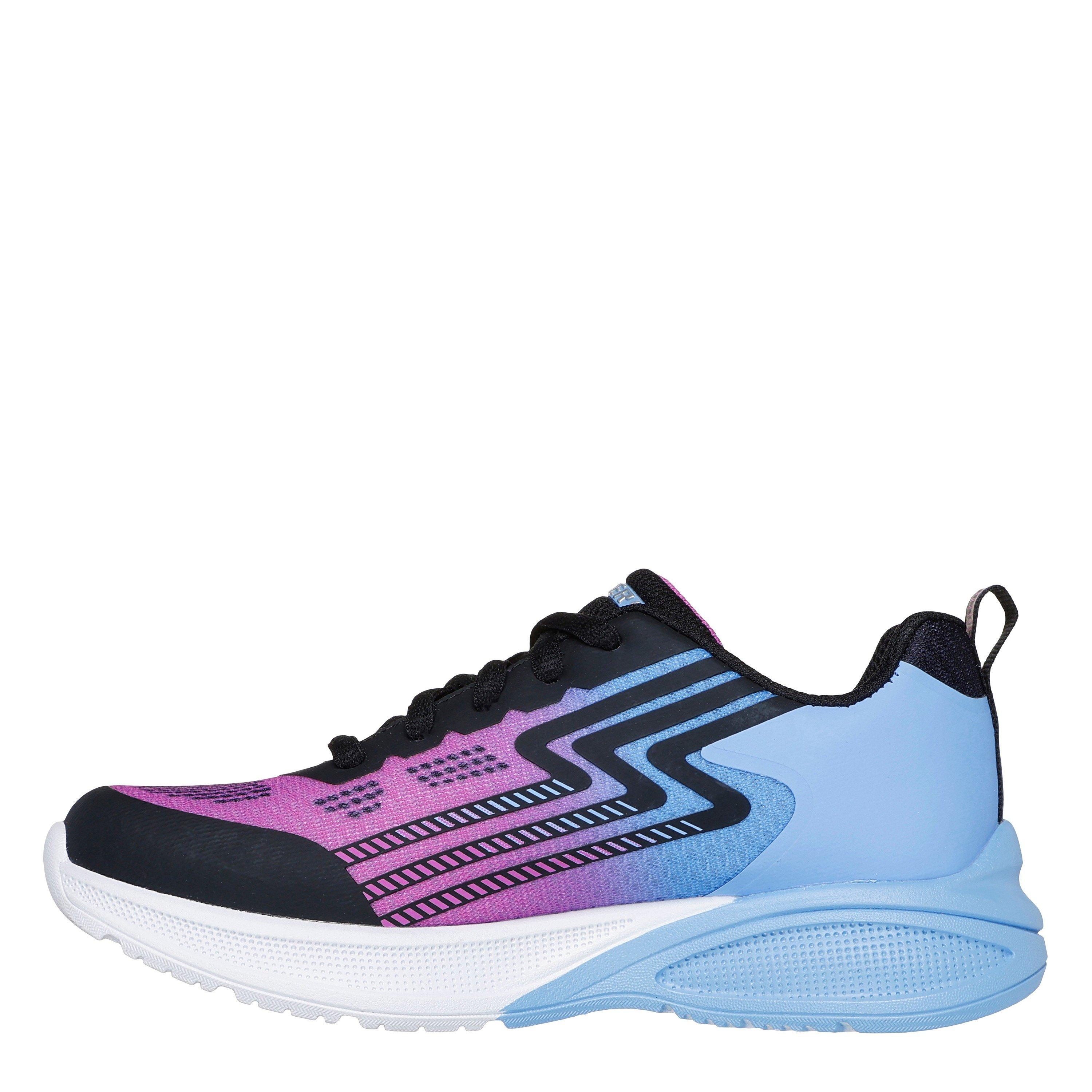 Black/Pink - Skechers - Lace Up Ombre Sneaker W Midsole Pai Runners Girls - 2