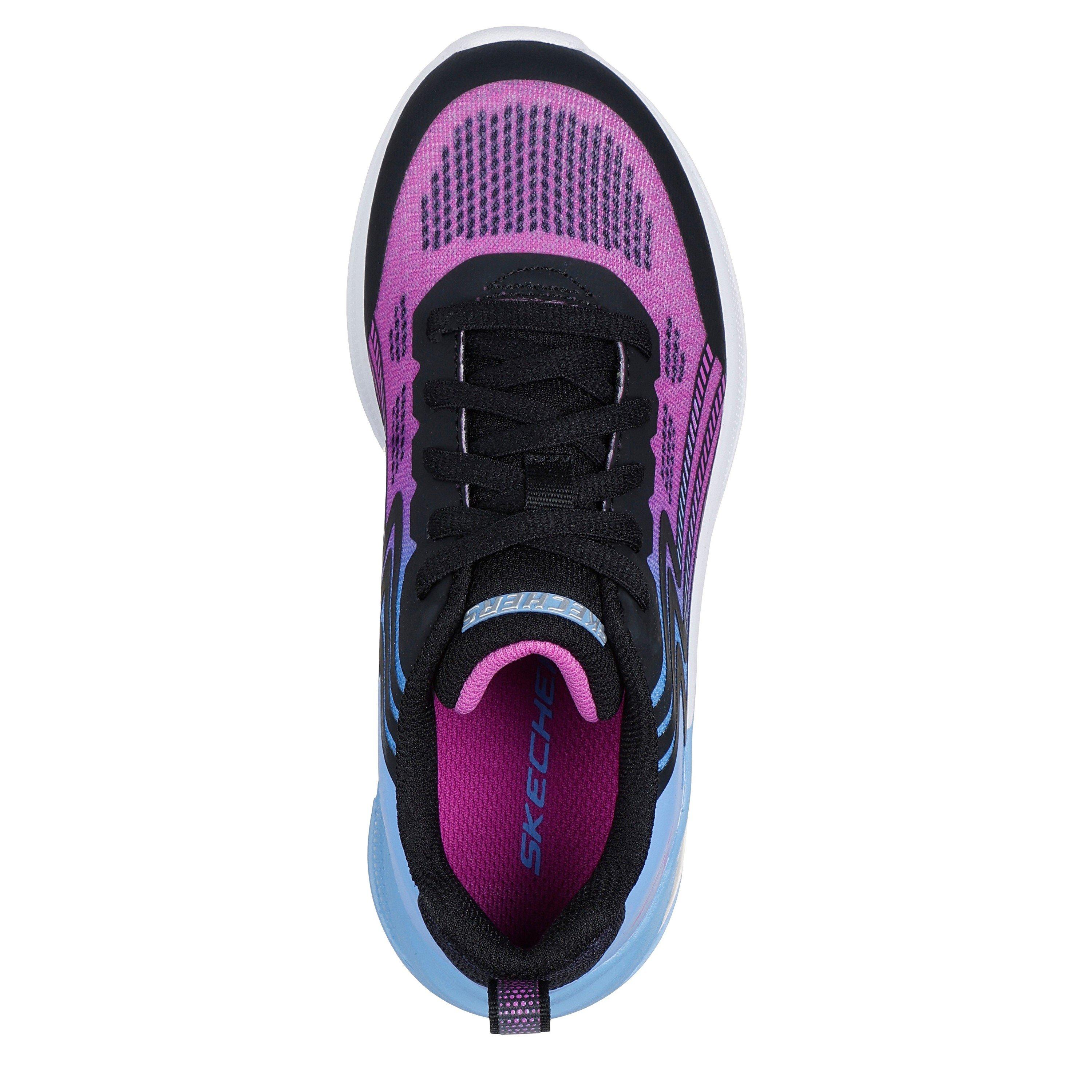 Black/Pink - Skechers - Lace Up Ombre Sneaker W Midsole Pai Runners Girls - 4