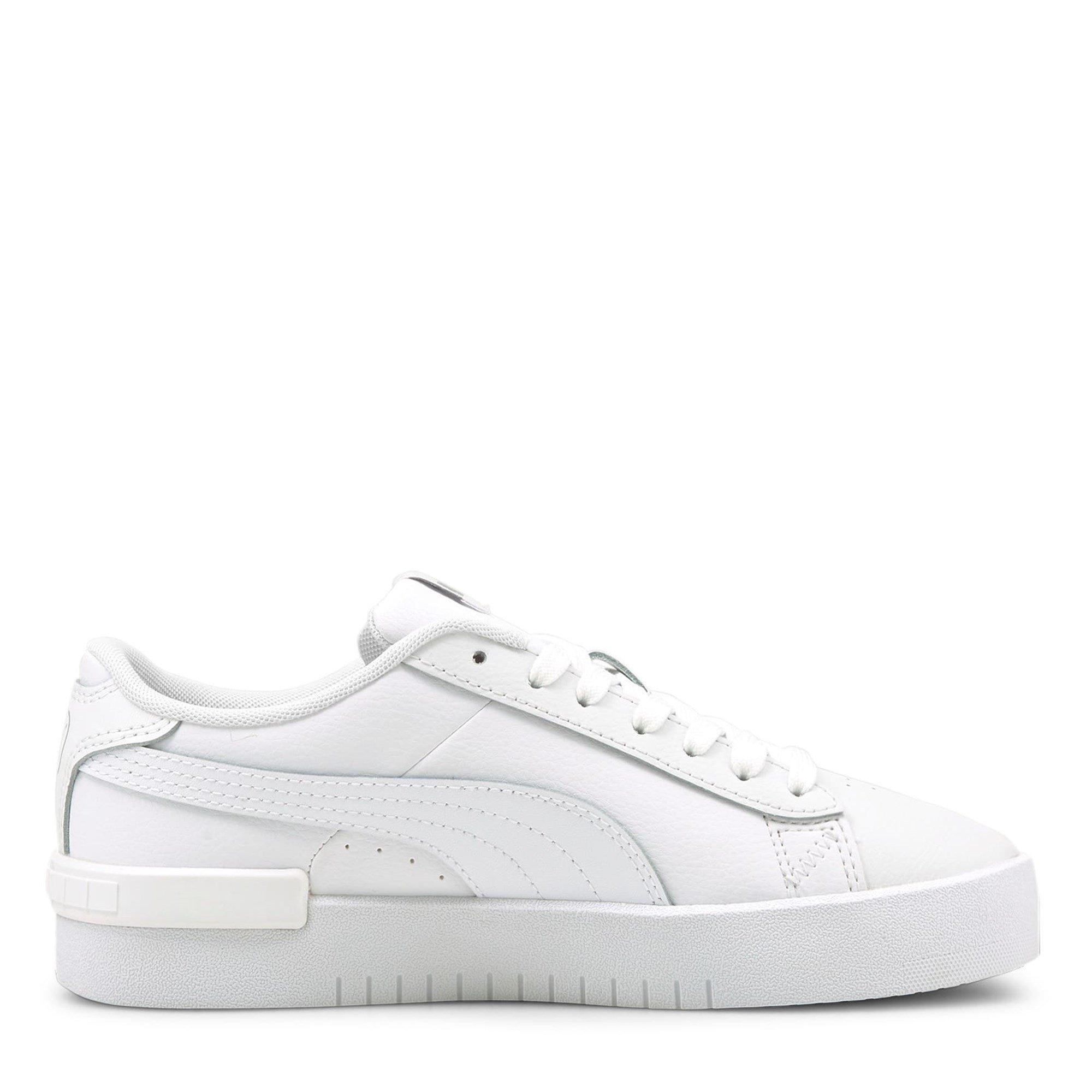 White/White - Puma - Jada Junior Girls Trainers - 4