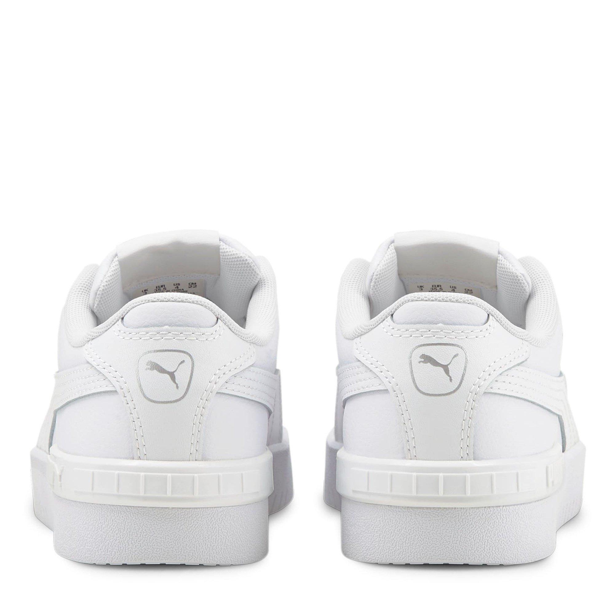 White/White - Puma - Jada Junior Girls Trainers - 5