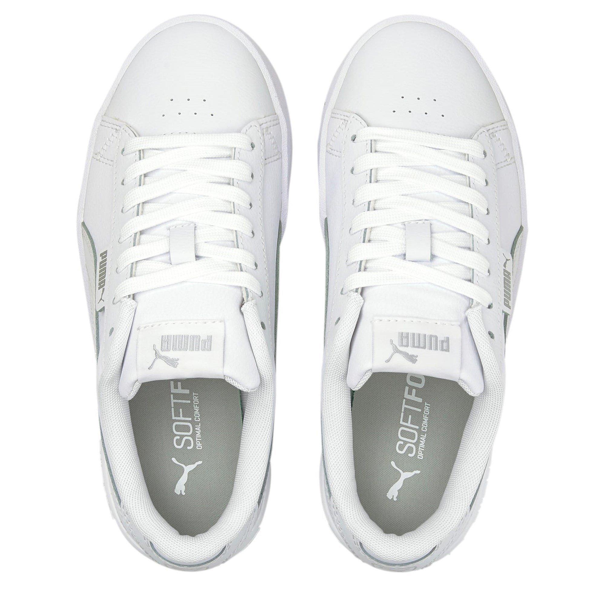 White/White - Puma - Jada Junior Girls Trainers - 6