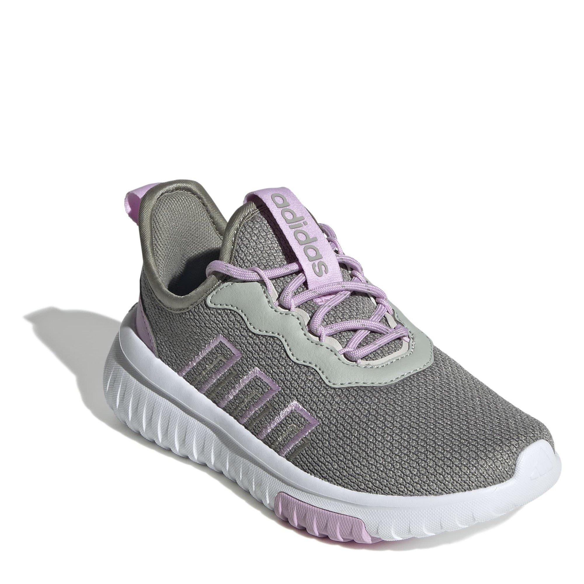 Grey/Lilac - adidas - Kaptir Flow 2.0 Shoes Juniors - 3