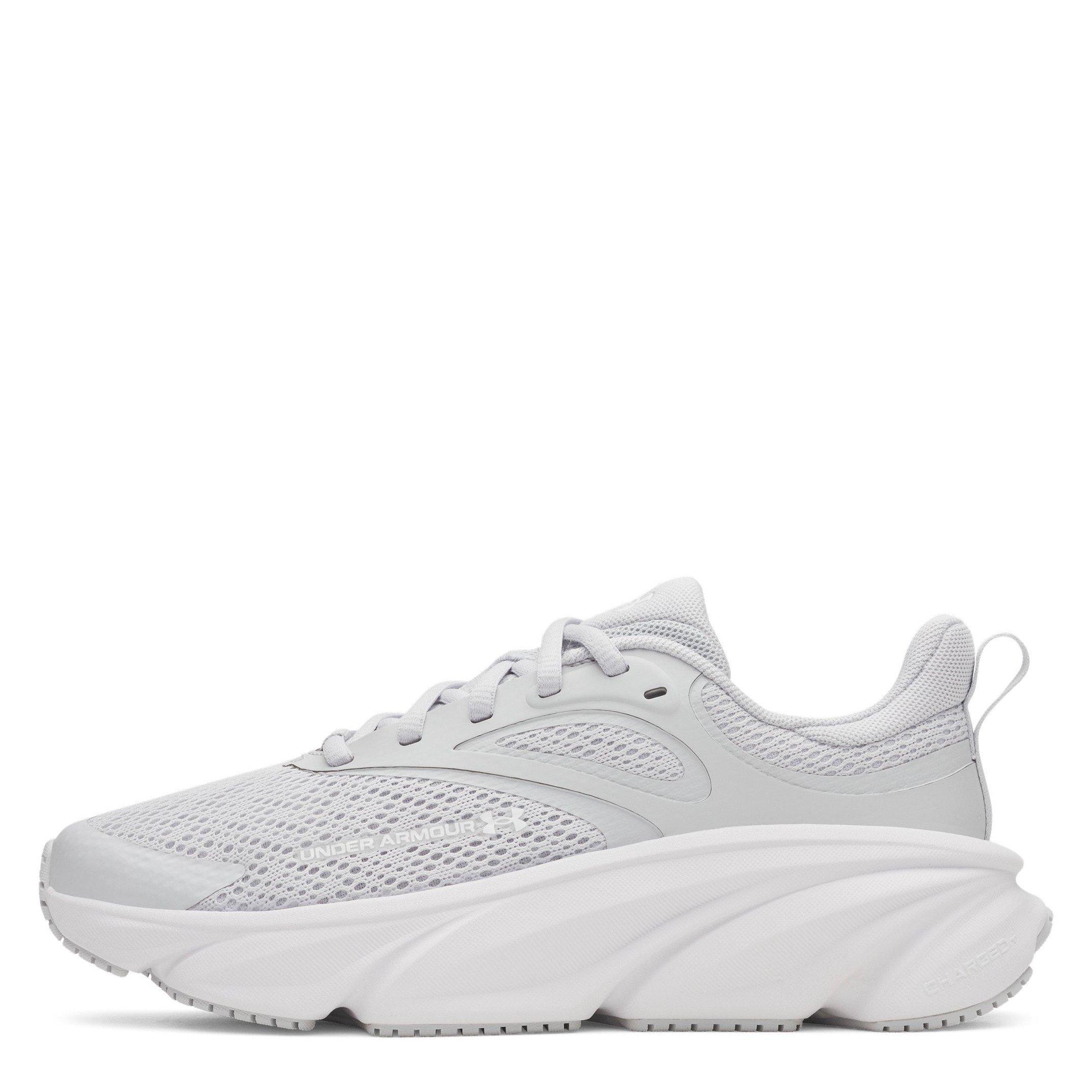 Grey/White - Under Armour - UA Charged+ Rogue 6 Kids Trainer - 6