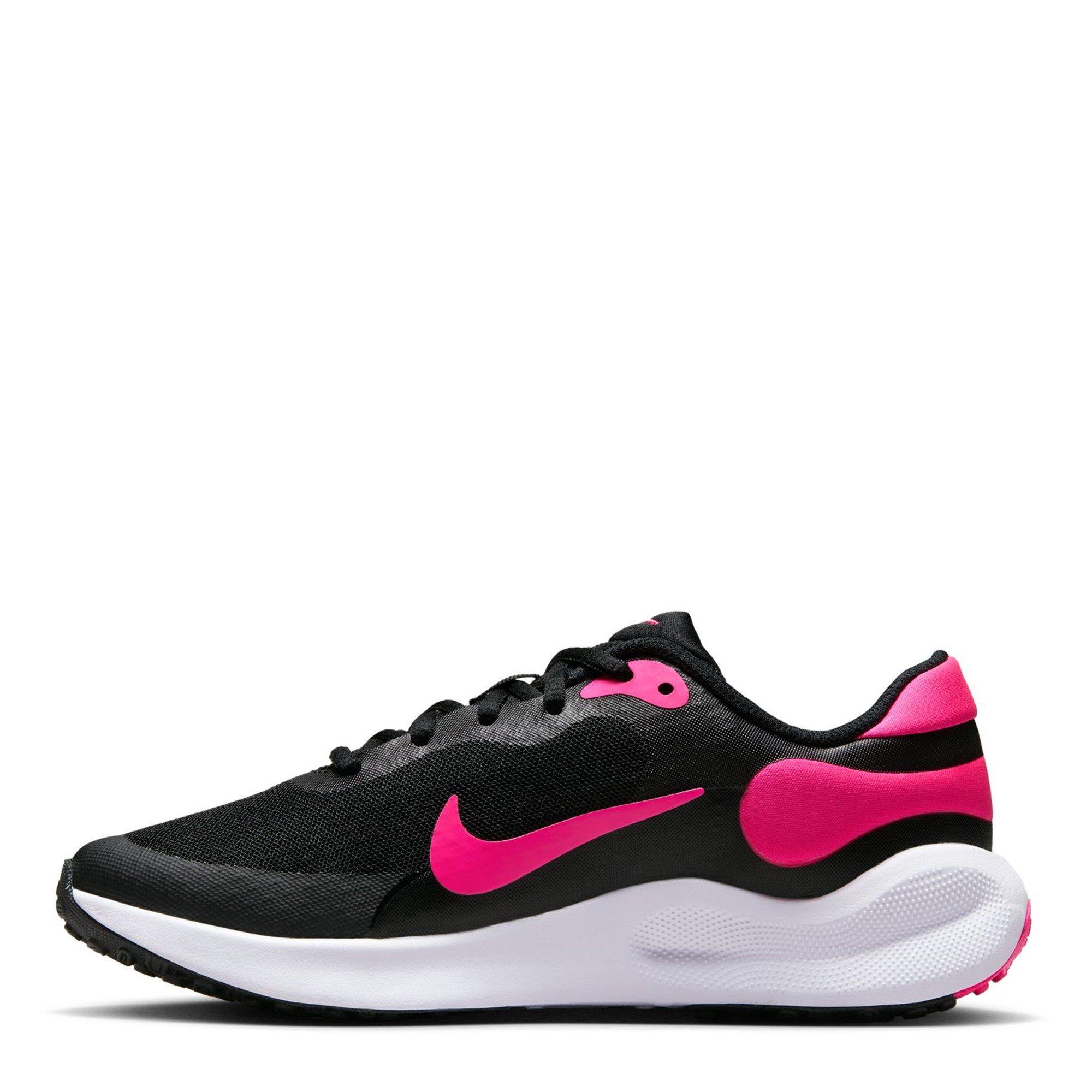 Schwarz/Rosa - Nike - Revolution 7 Big Kids' Shoes - 2
