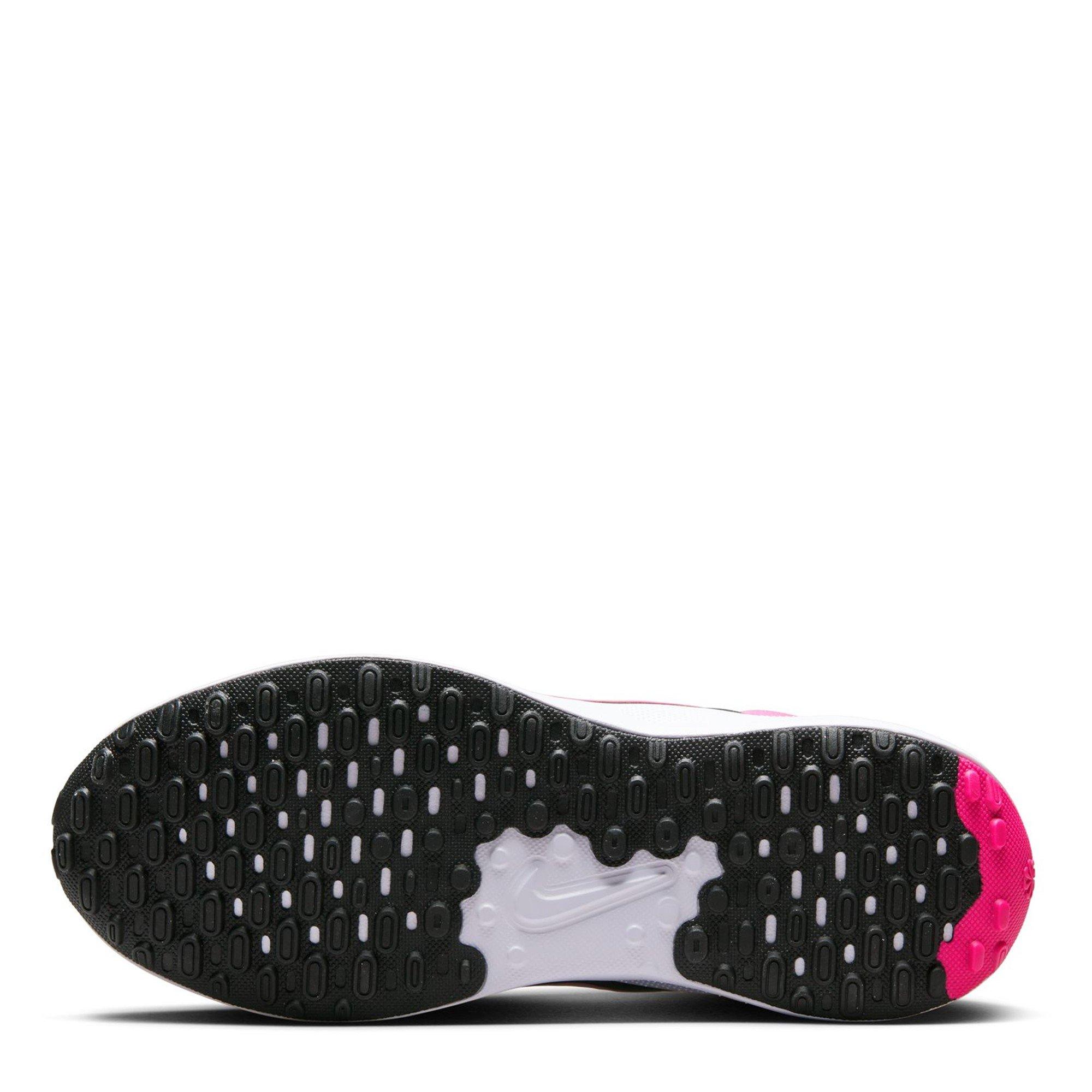 Schwarz/Rosa - Nike - Revolution 7 Big Kids' Shoes - 6