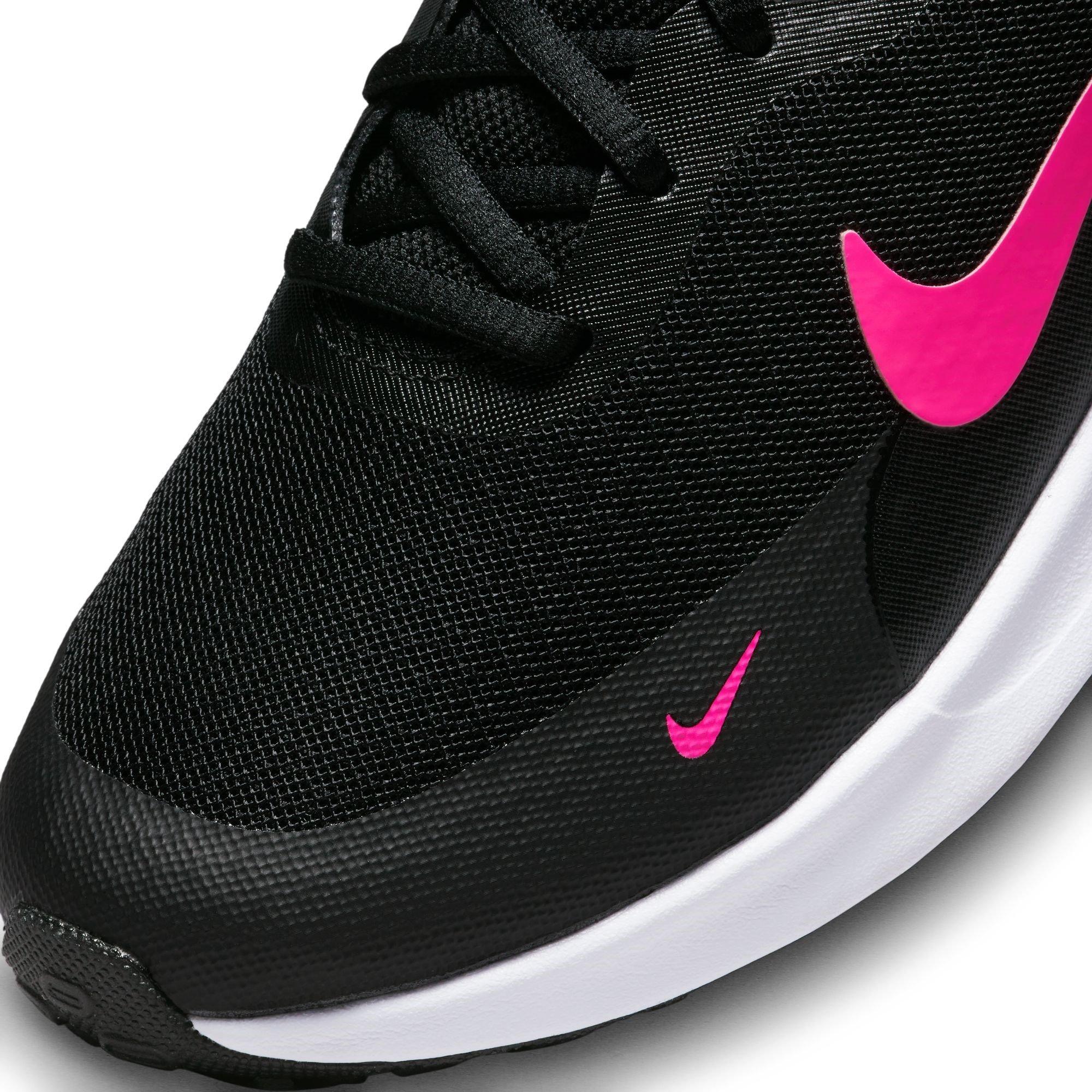 Schwarz/Rosa - Nike - Revolution 7 Big Kids' Shoes - 7