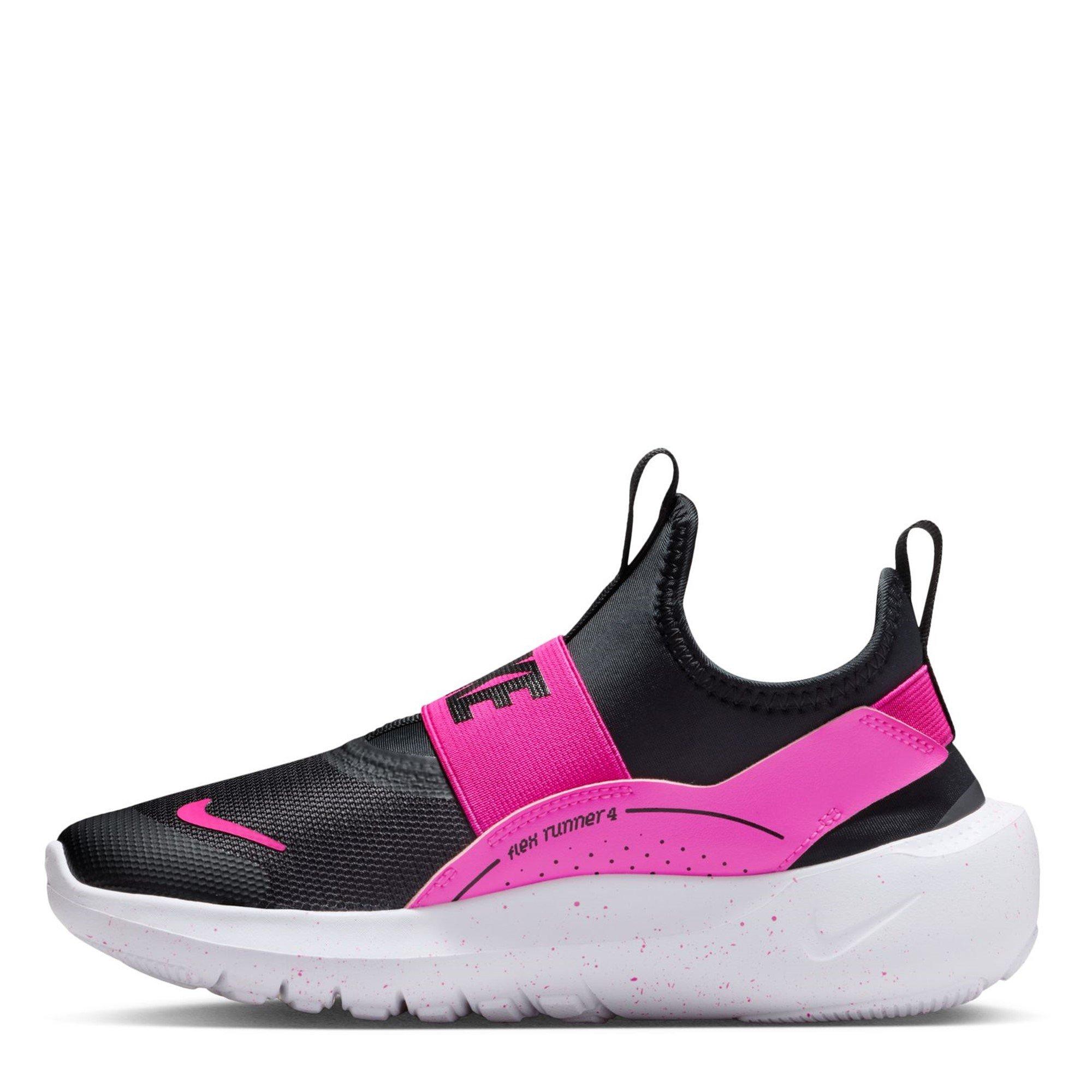 Black/Pink - Nike - Flex Runner 4 Shoes Juniors - 2