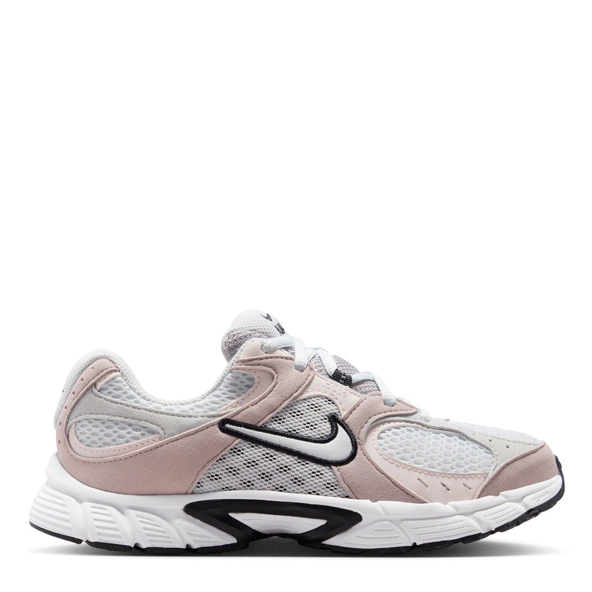 Nike Girls V5 Rnr Shoes Juniors - Wht/Gry/Pnk - 4 (36.5)