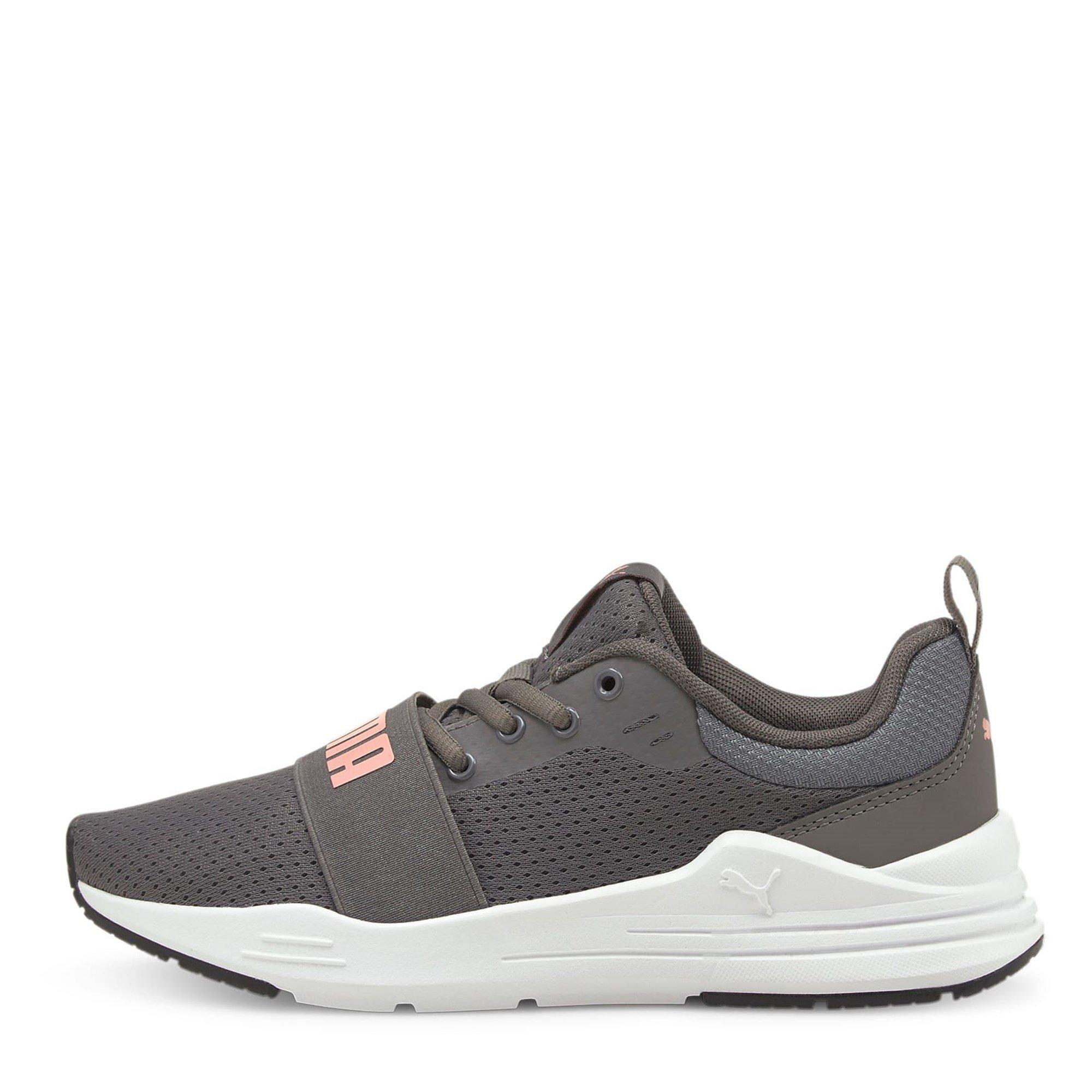 Grau/Rosa - Puma - Junior Girls Puma Wired Trainers - 2