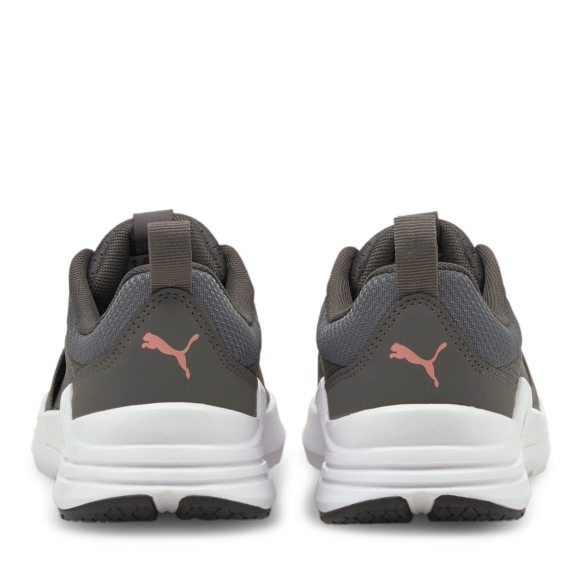 Grau/Rosa - Puma - Junior Girls Puma Wired Trainers - 5
