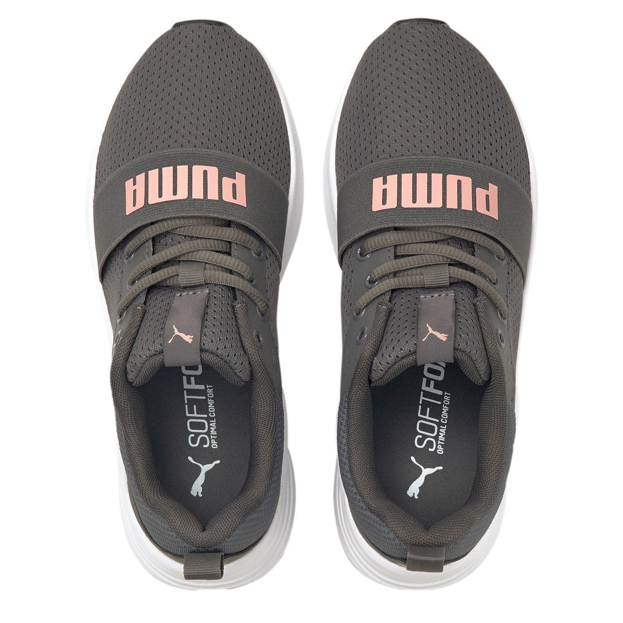 Grau/Rosa - Puma - Junior Girls Puma Wired Trainers - 6