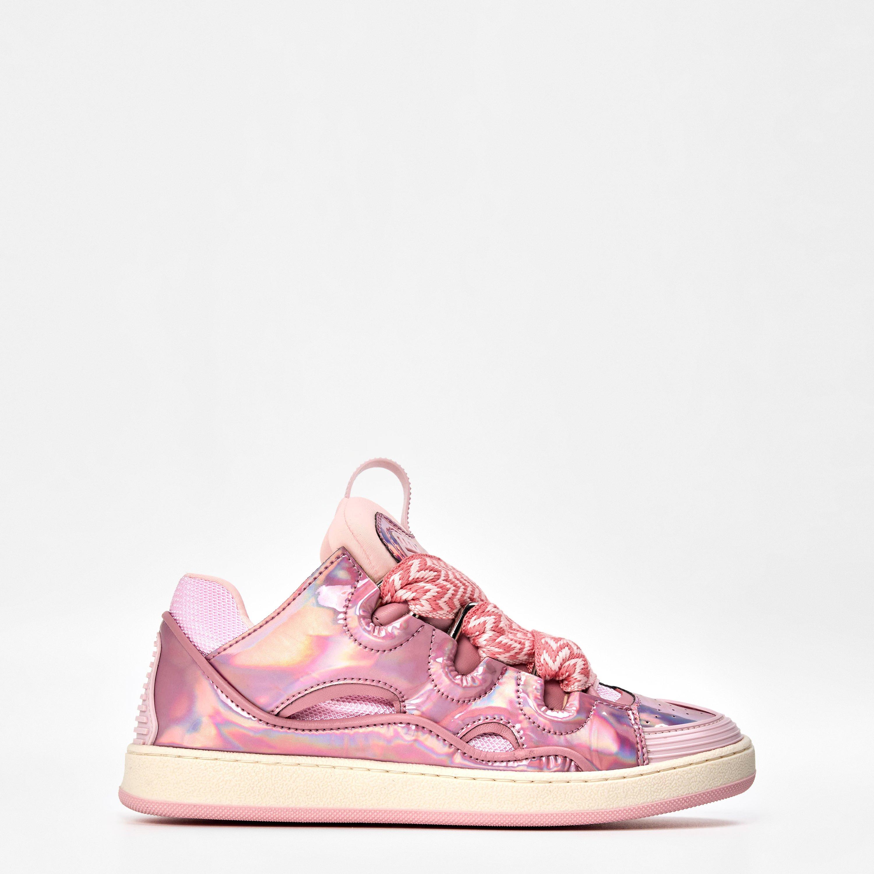 Pale Pink - Lanvin - Kids' Curb Low-Top Trainers - 1