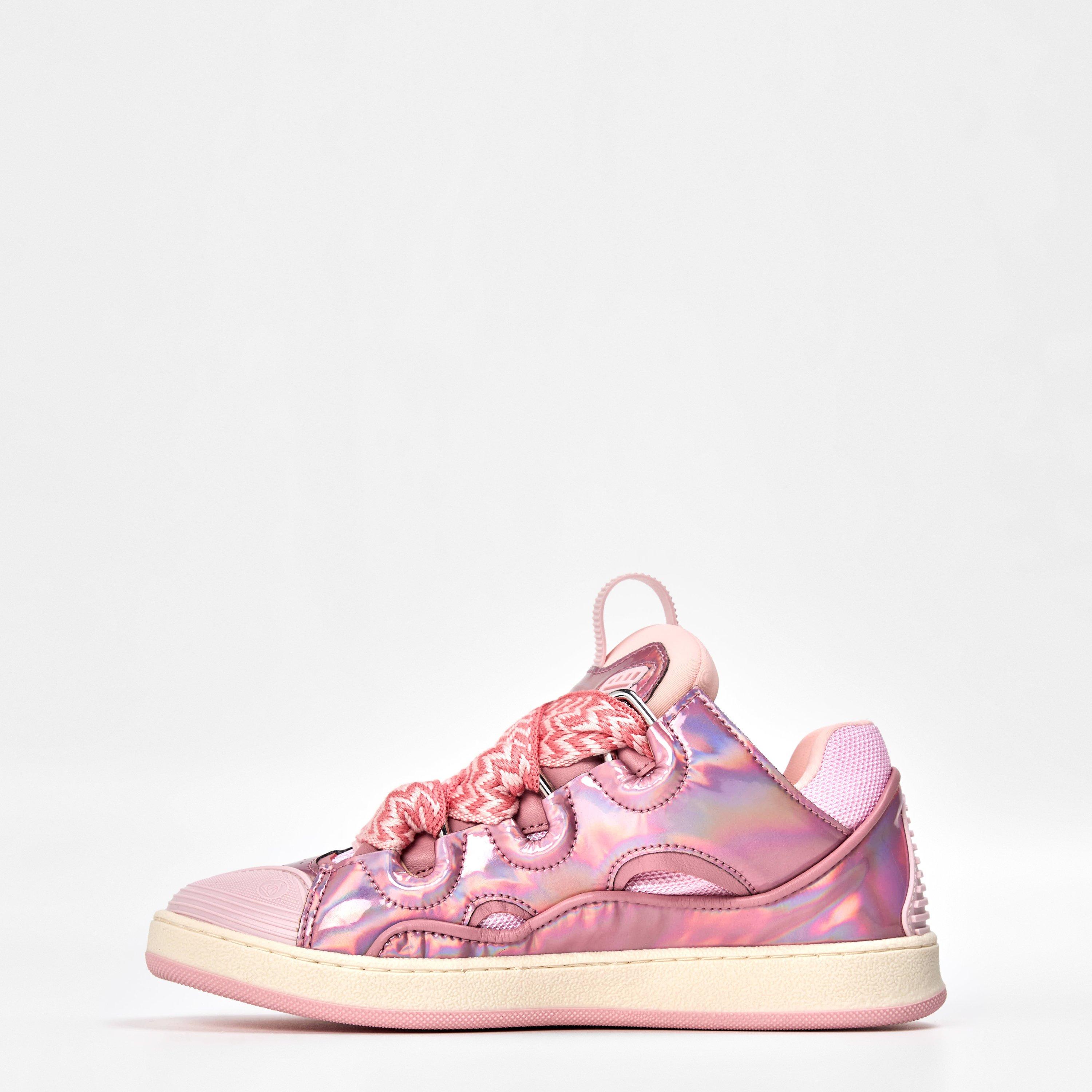 Pale Pink - Lanvin - Kids' Curb Low-Top Trainers - 2