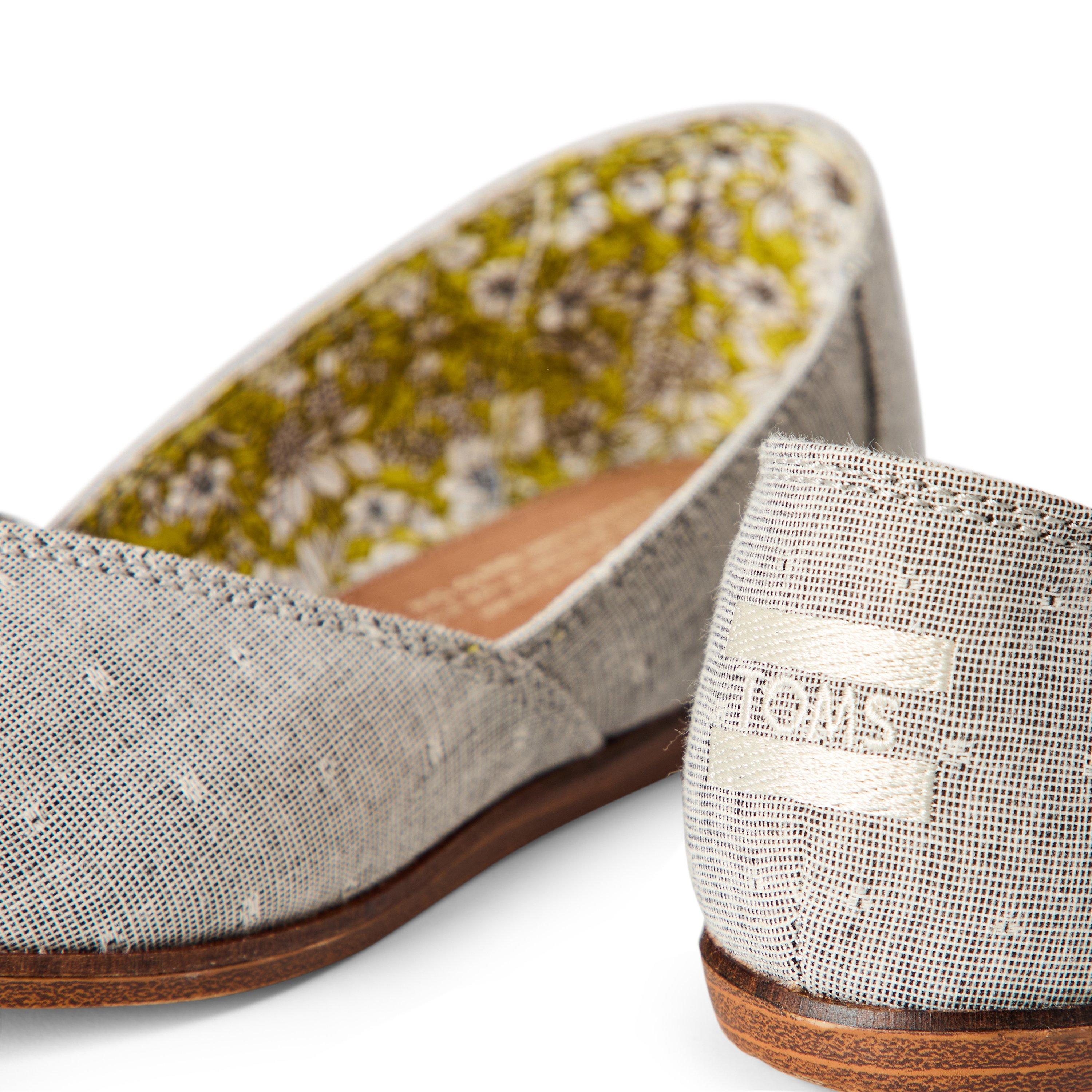 Grey - Toms - Chambray Dot Juniors - 3