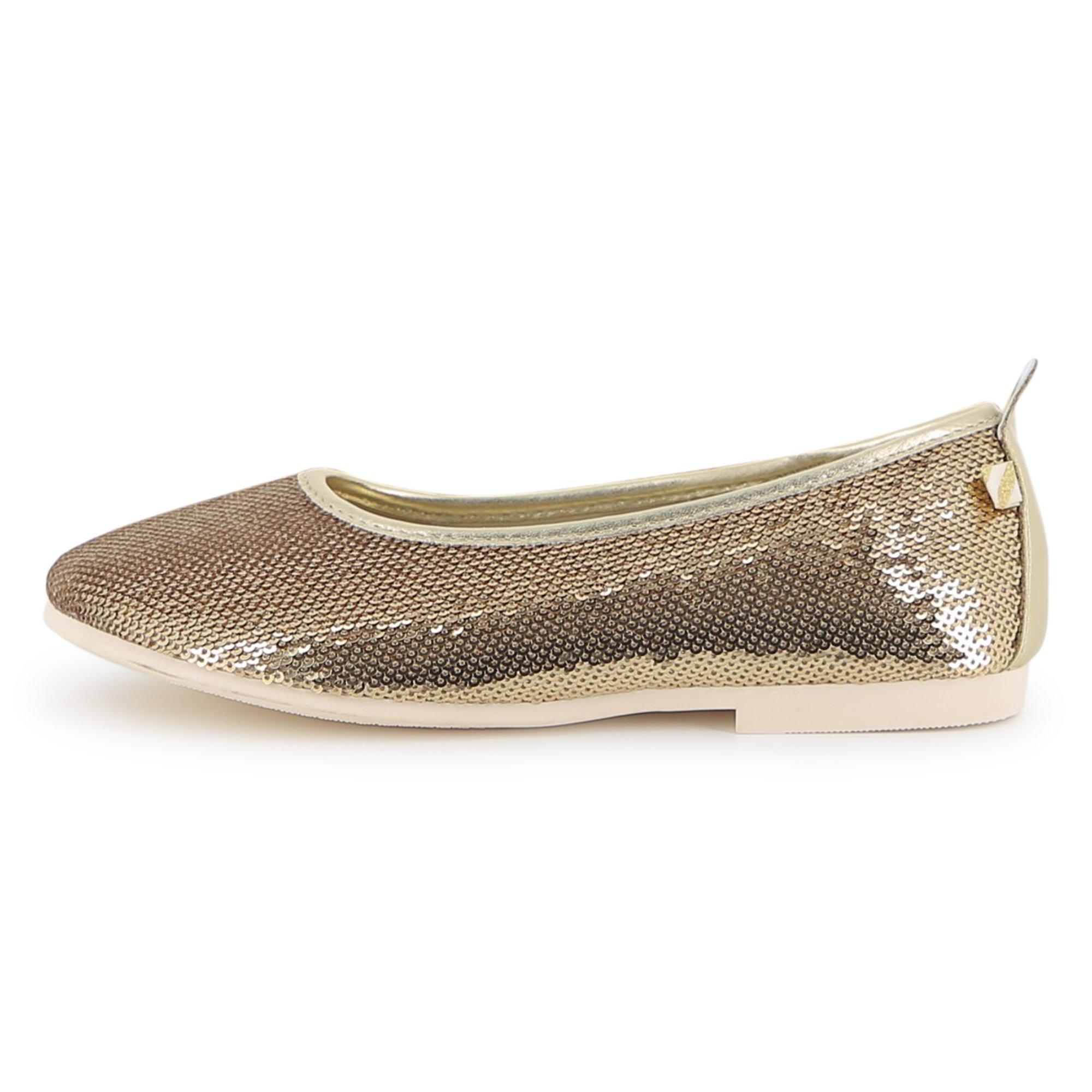 Billieblush Kids' Ballet Pumps - Gold Z98 - Size C11 (29)