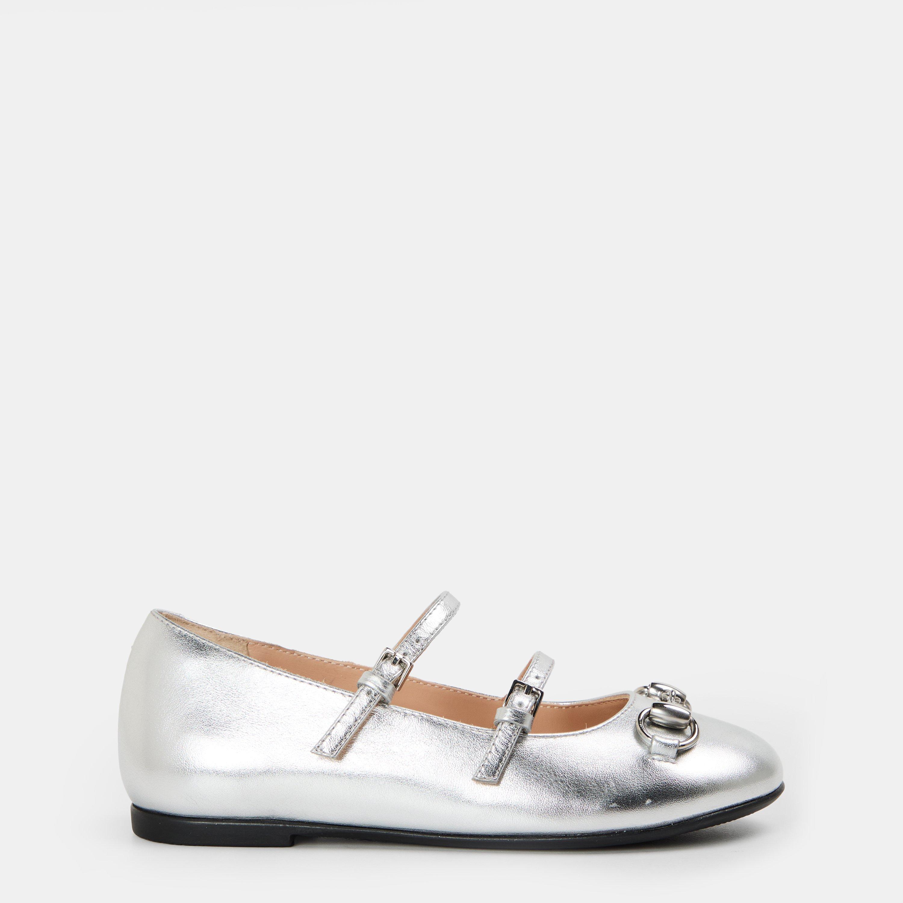 Gucci Kids' Ballet Pumps - Argento 8106 - Size C11 (29)