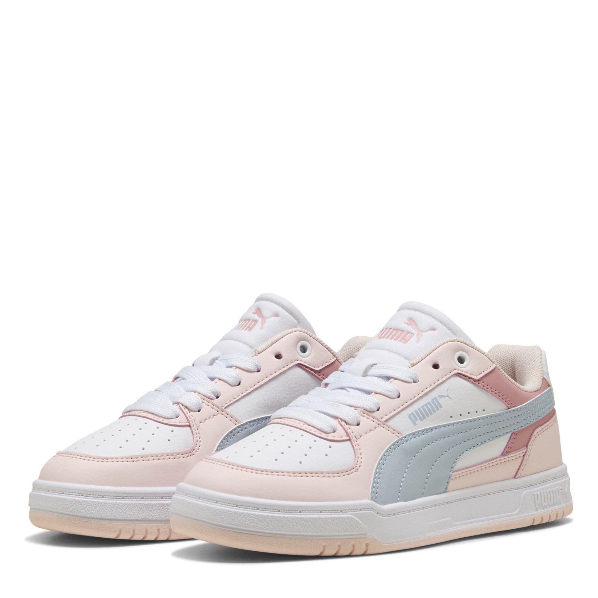 Puma Girls Caven Iii Junior - Wht/Pnk/Blu - 4 (37)