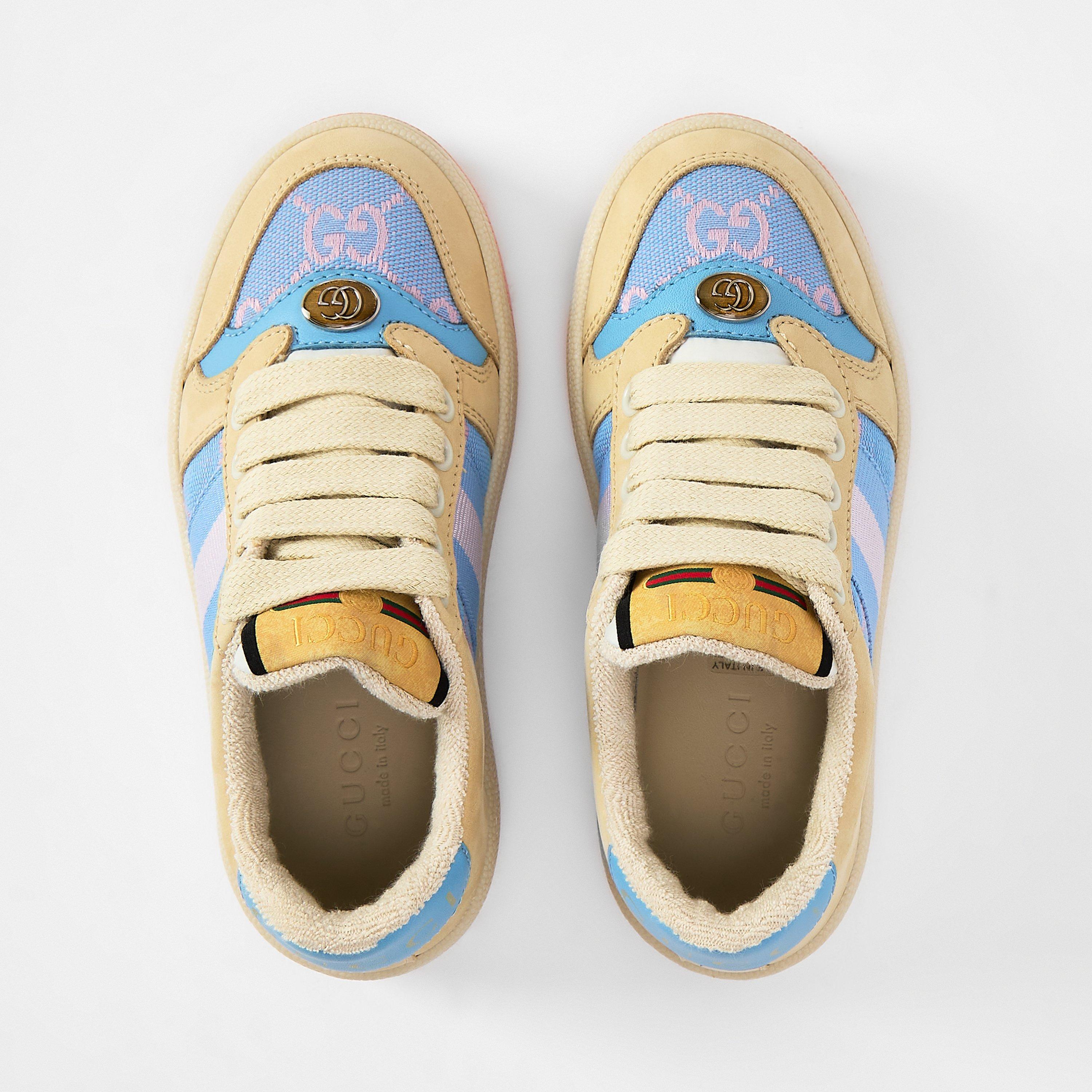 GUCCI グッチ　キッズ　スニーカー ネイビー イエロー　ベビー Gucci | Kids' Low-Top Trainers | Cruise Fashion