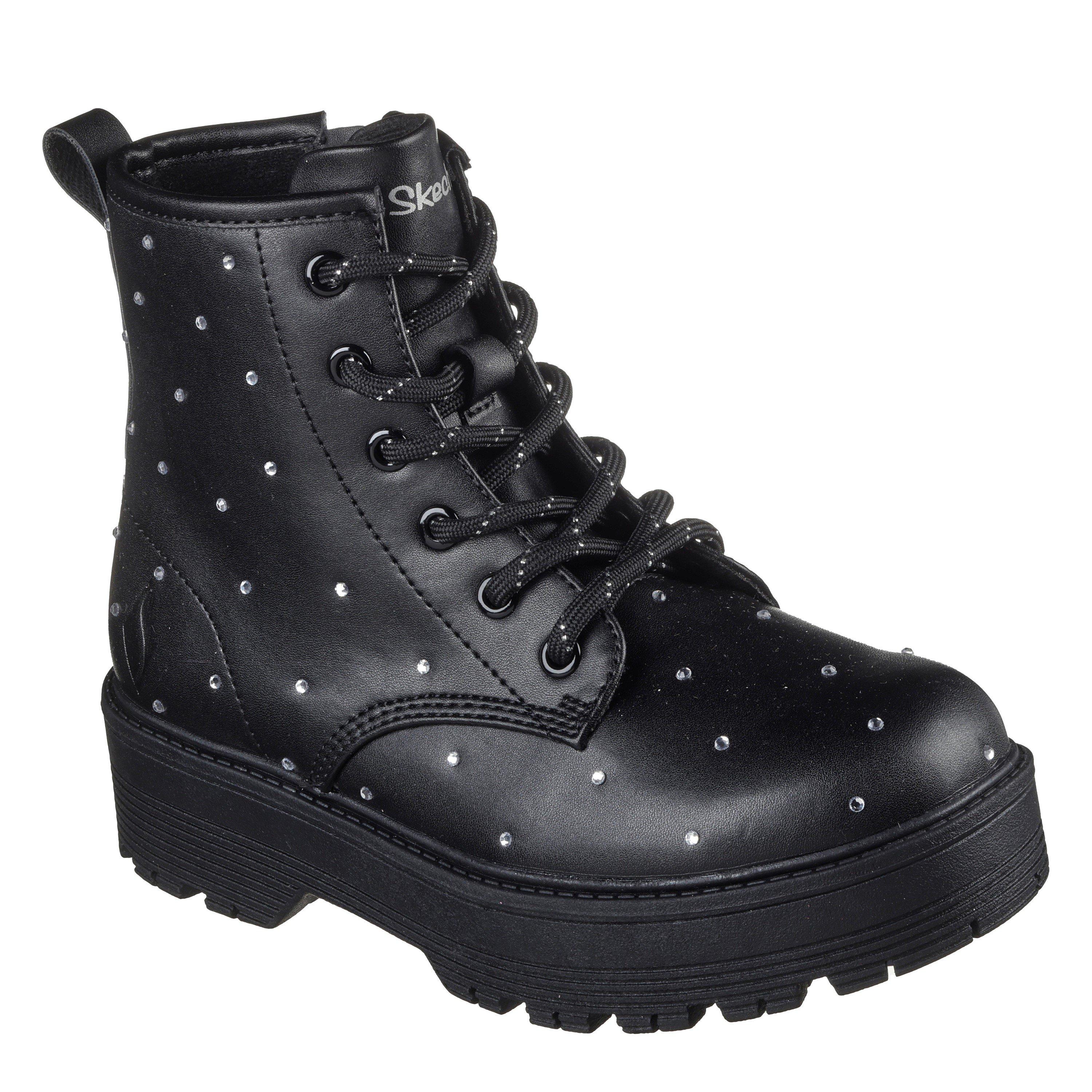 Preto - Skechers - Kids' Ankle Heeled Boot - 1