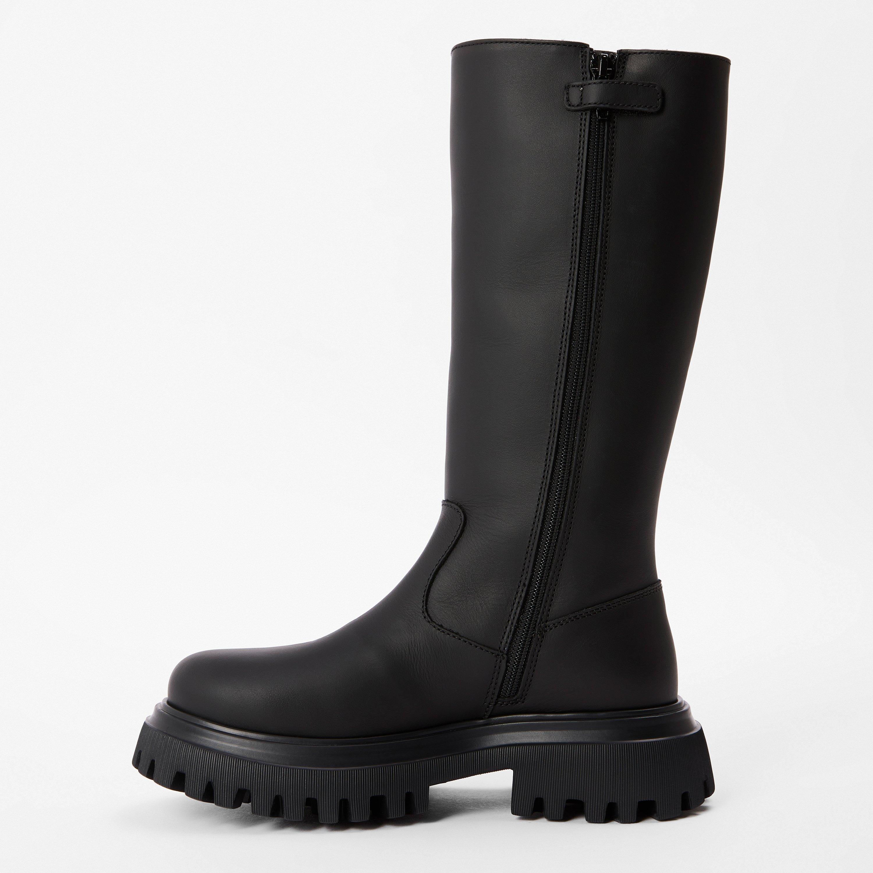 Black 80999 - Dolce and Gabbana - Kids' Knee High Boots - 2