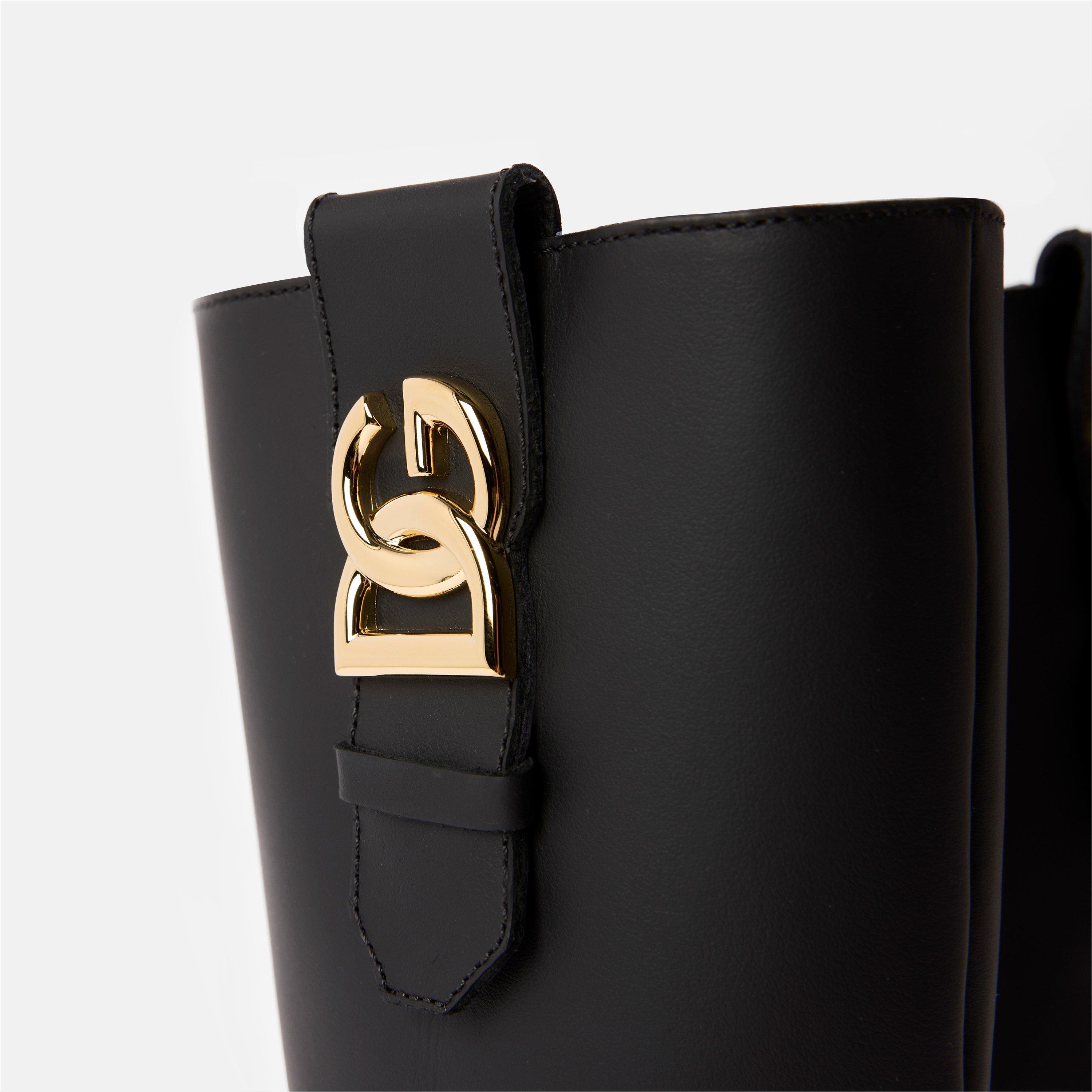 Black 80999 - Dolce and Gabbana - Kids' Knee High Boots - 3