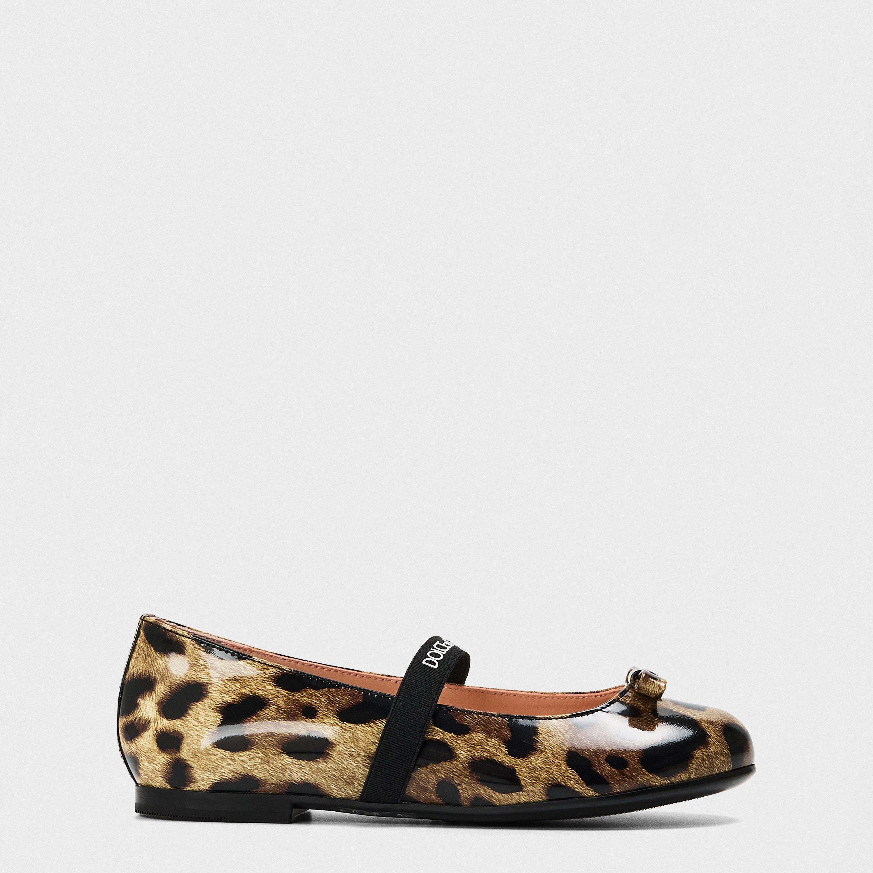 Leo HA93M - Dolce and Gabbana - Kids' Slip-On Ballet Pumps - 1