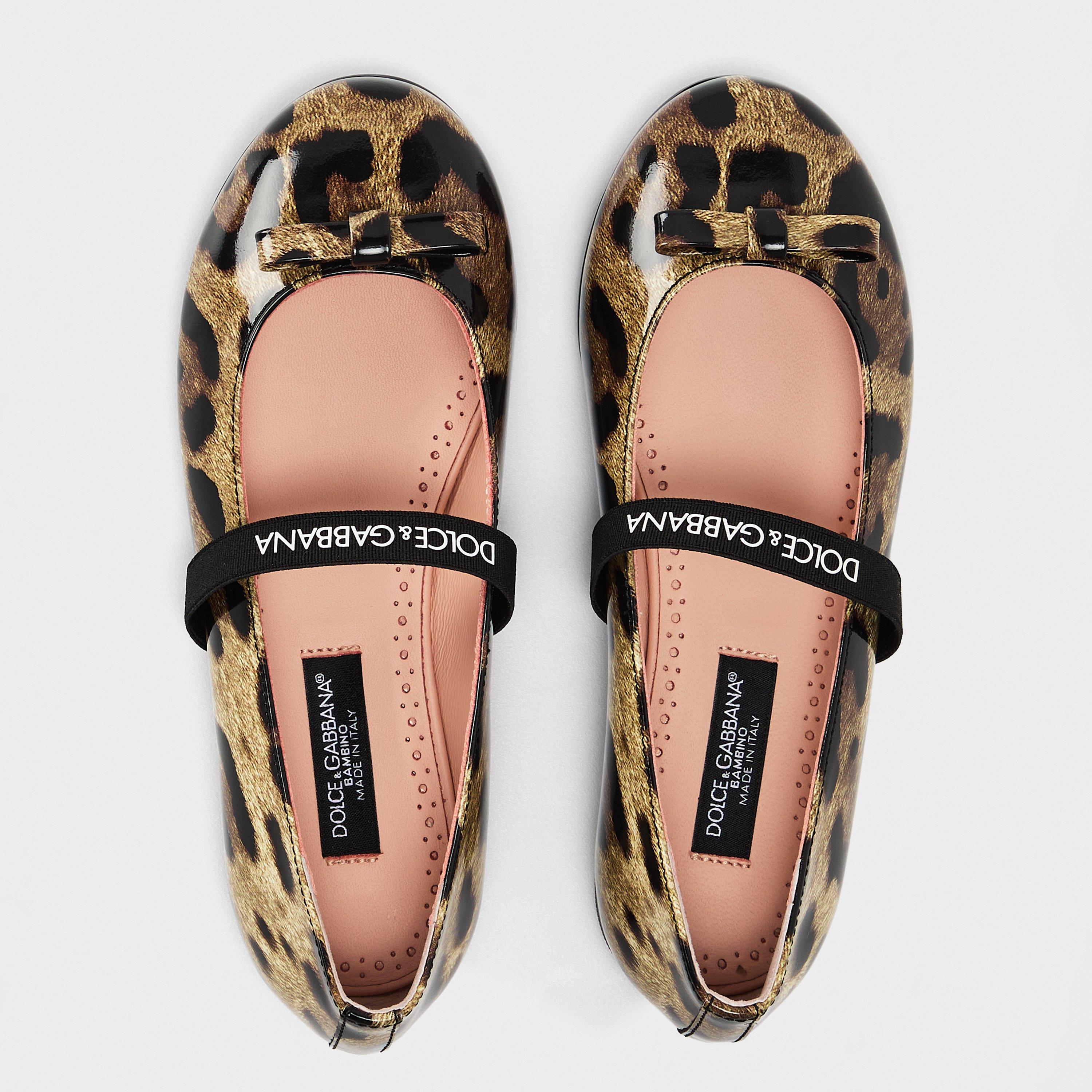 Leo HA93M - Dolce and Gabbana - Kids' Slip-On Ballet Pumps - 4