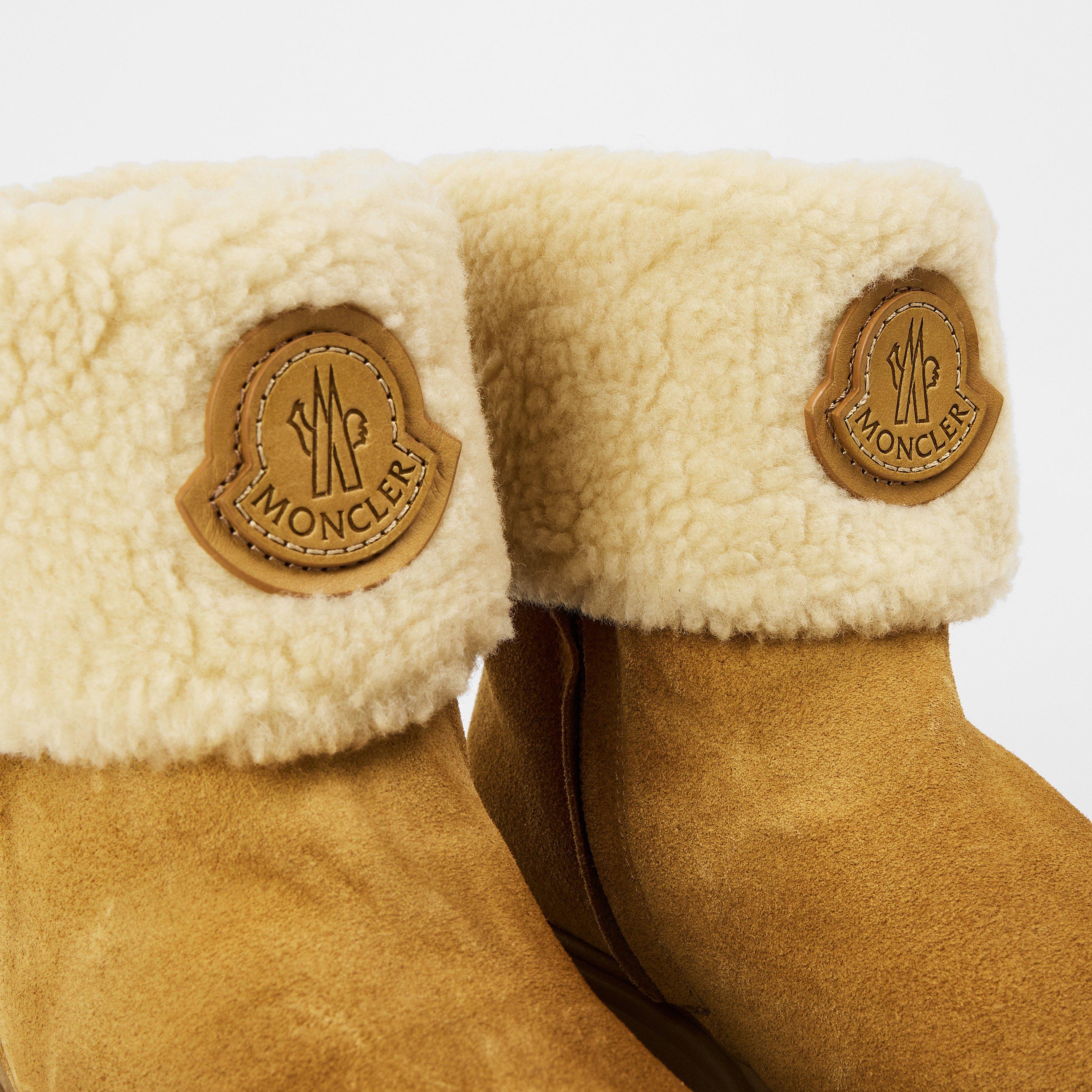 Brown 23L - Moncler - Kids Flat Ankle Boots - 3