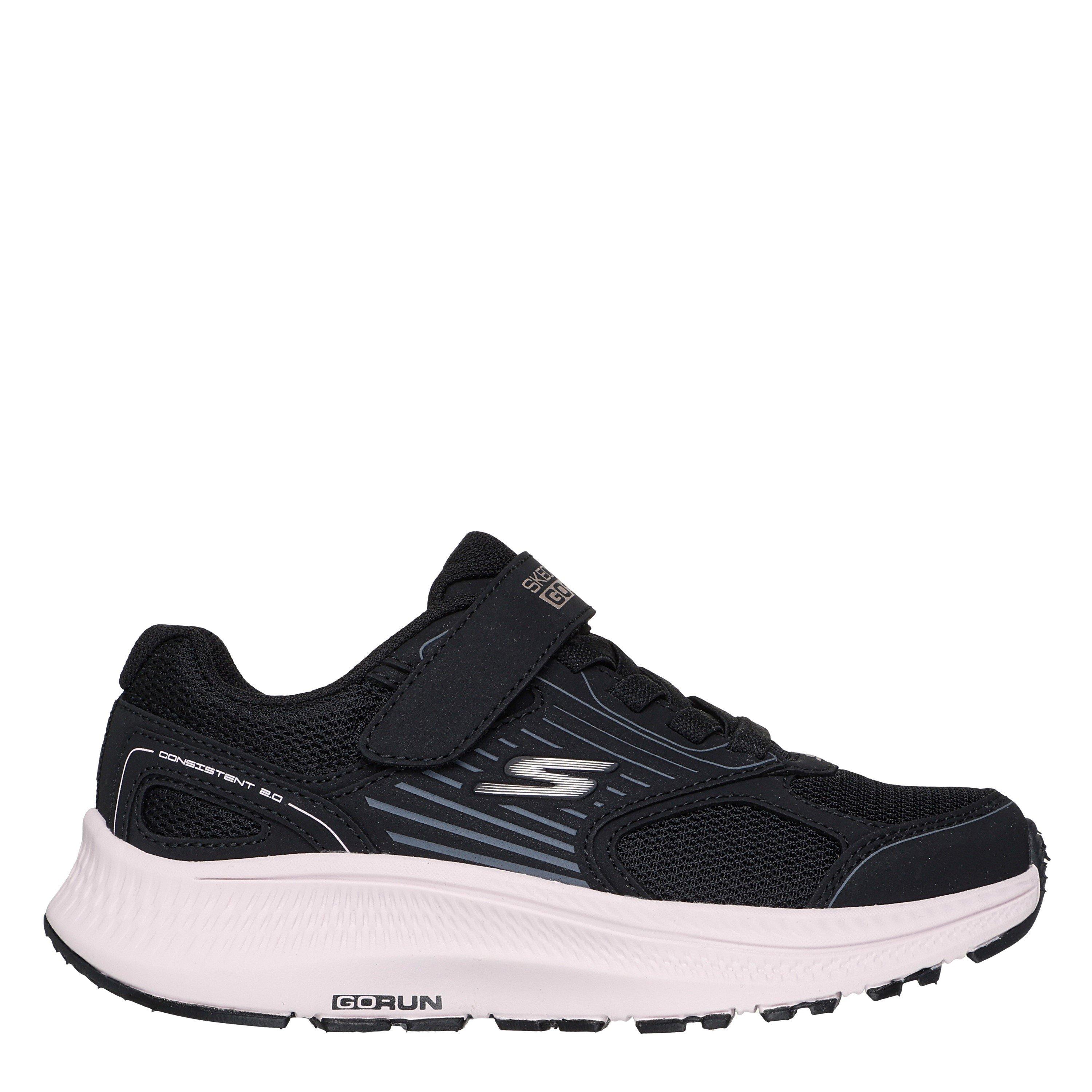 Black/Gold - Skechers - Go Run Consistent 2.0 Runners Girls - 3