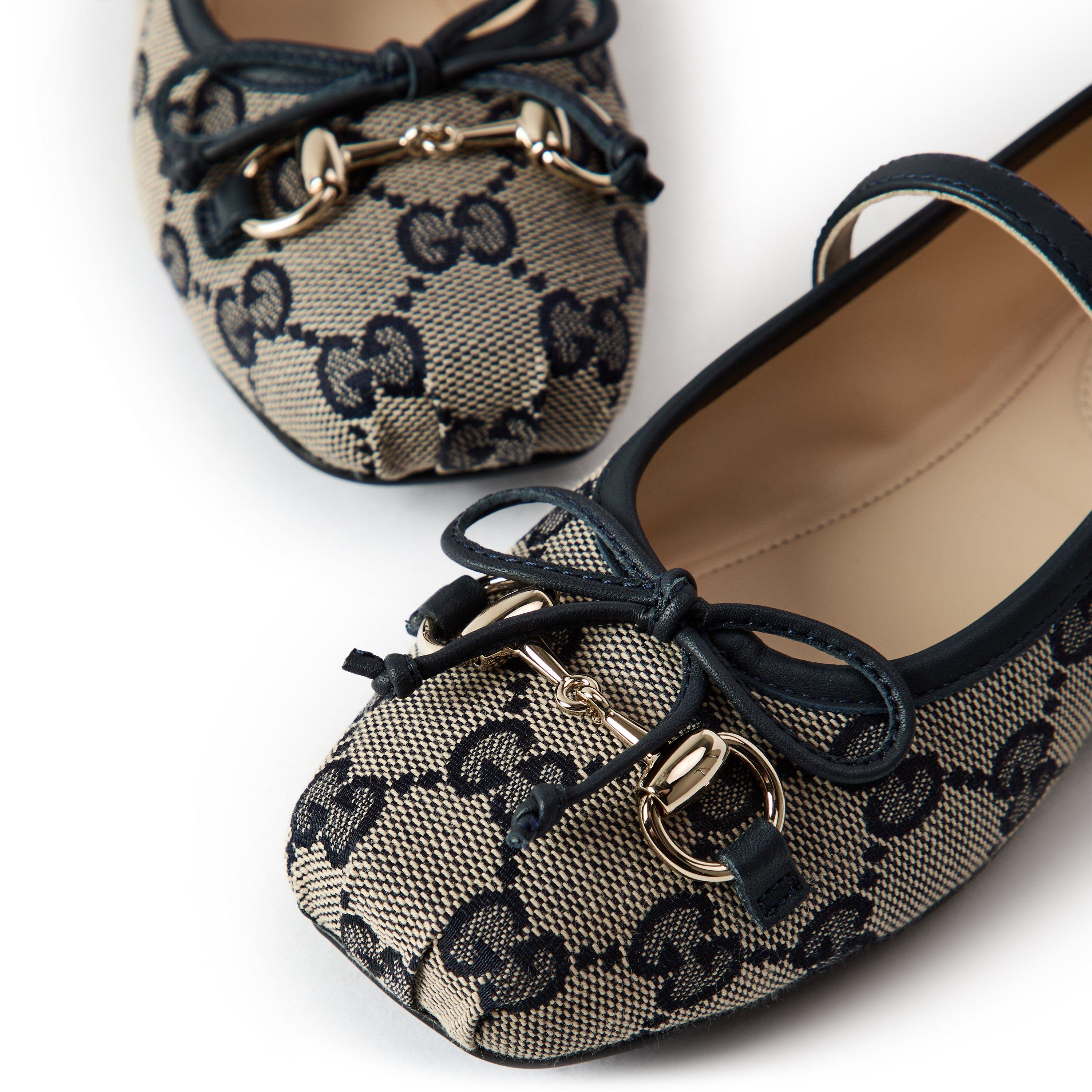 Beige/Blu 4041 - Gucci - Gucci GG Pumps Jn61 - 3